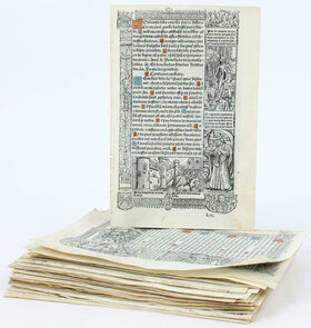 Horae, 1507. Einzelbll. mit Metallschnittbord. / 65 Bll