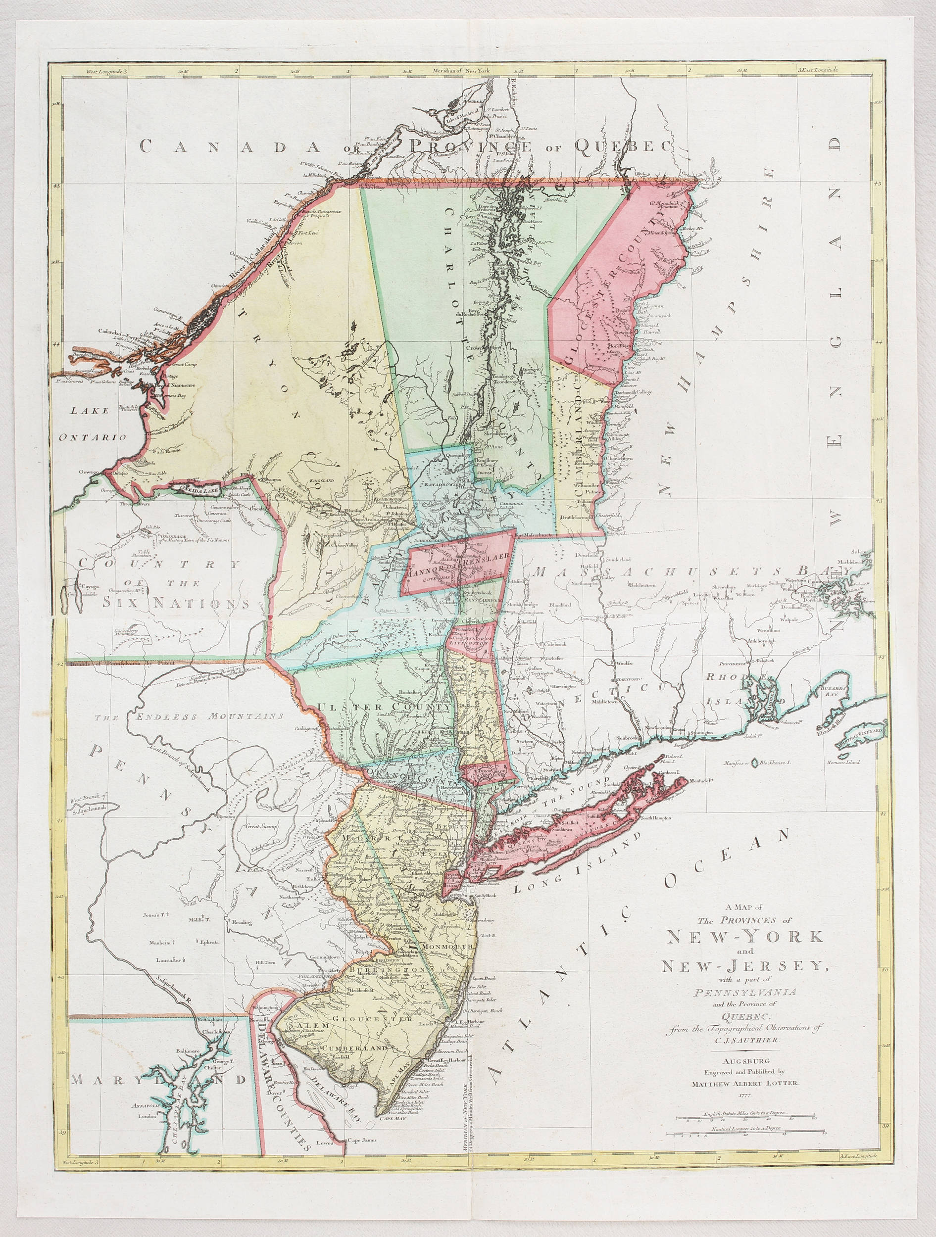 New York in 2 Bll. Sauthier-Lotter