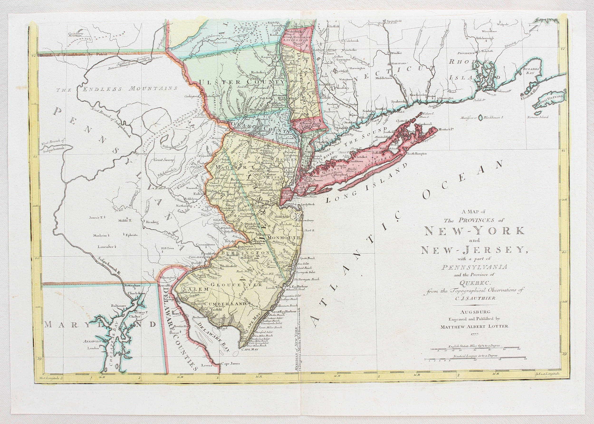 New York in 2 Bll. Sauthier-Lotter