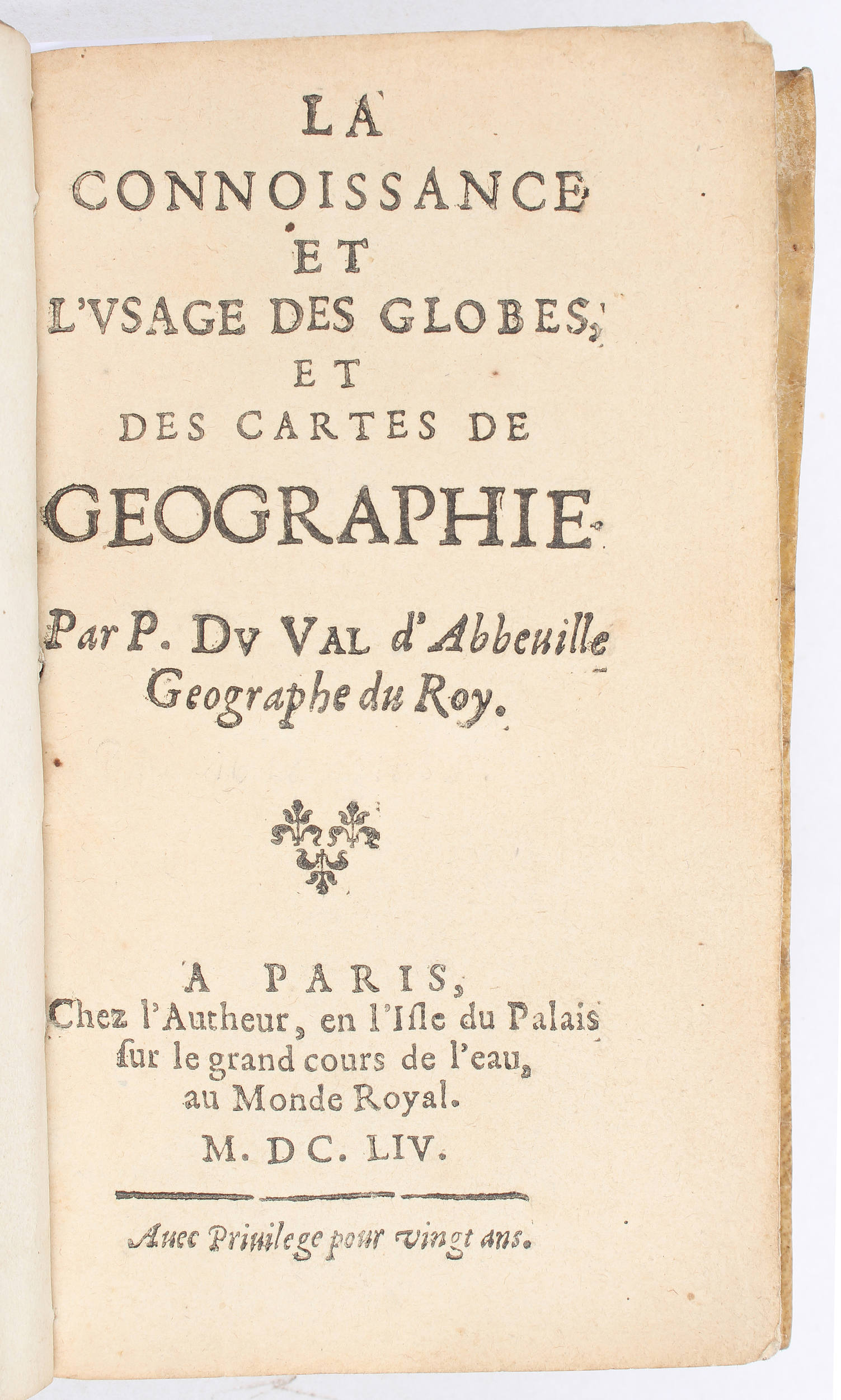 Duval, La connoissance et l'usage des globes