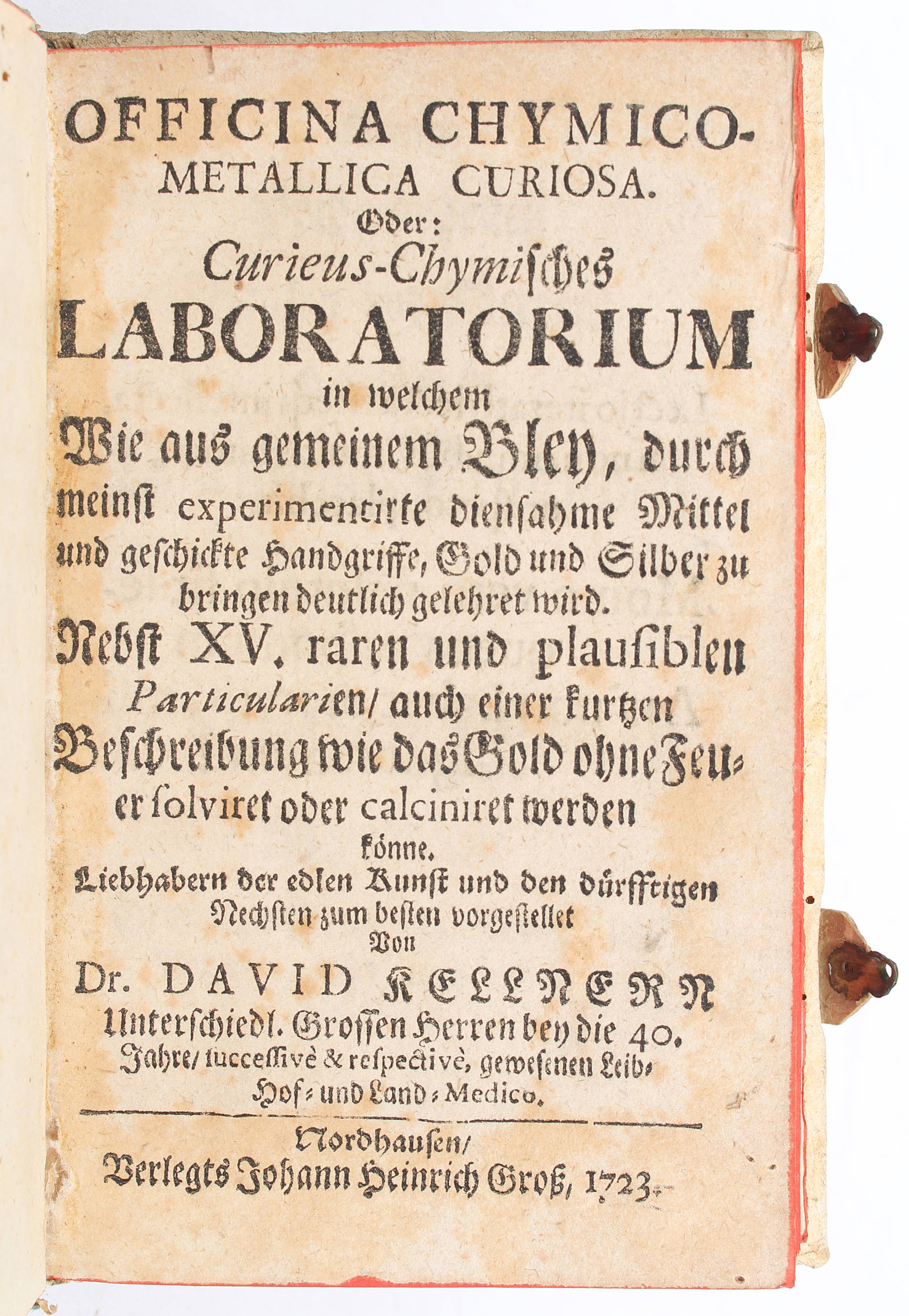 Kellner, Officina oder Curieus-Chymisches Laboratorium