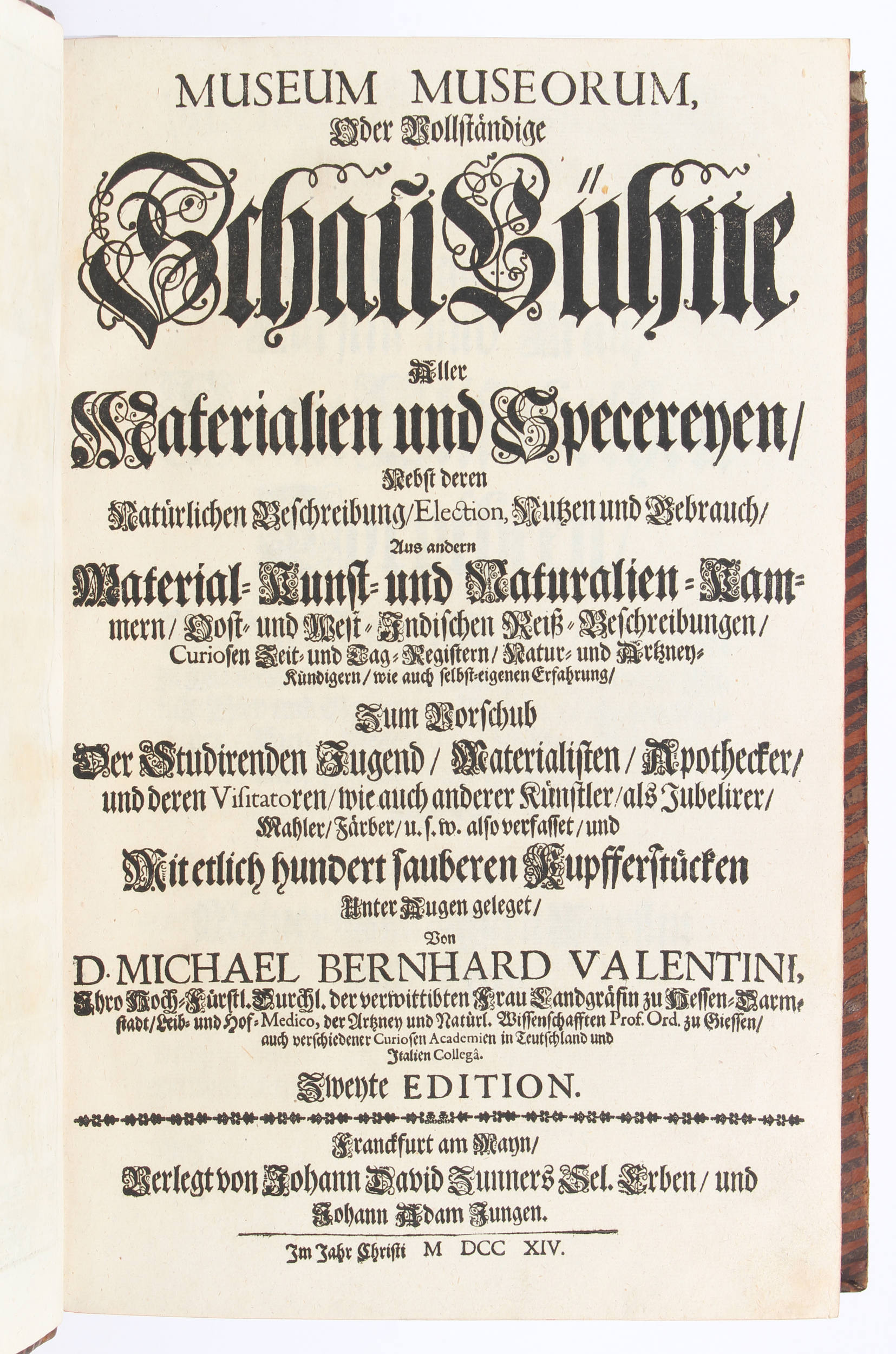 Valentini, Museum museorum. 2 Bde.