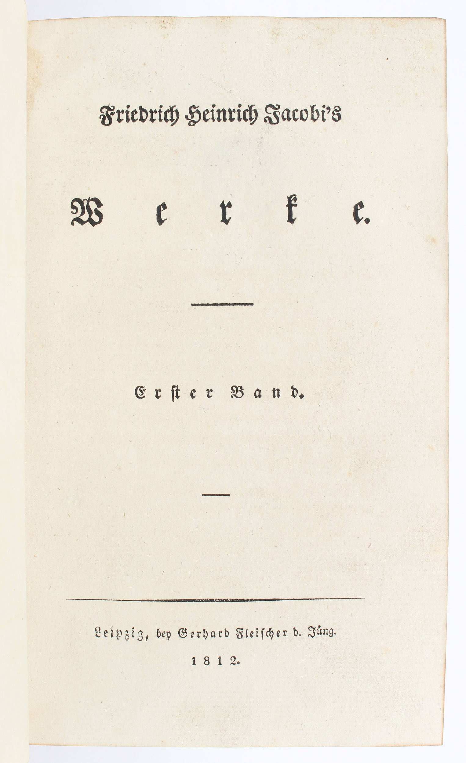 Jacobi, Werke. 7 Bde.