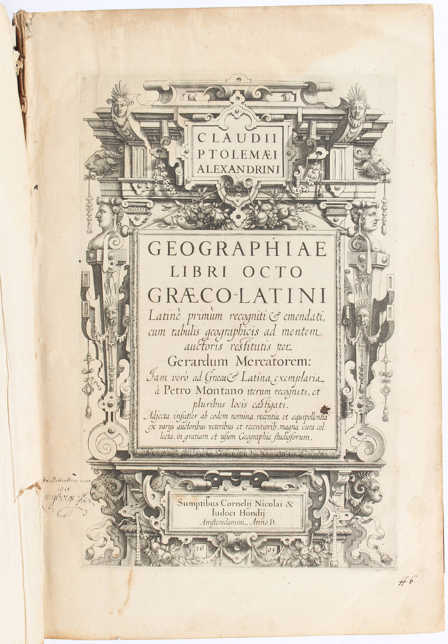 Ptolemaeus, Geographia 1605