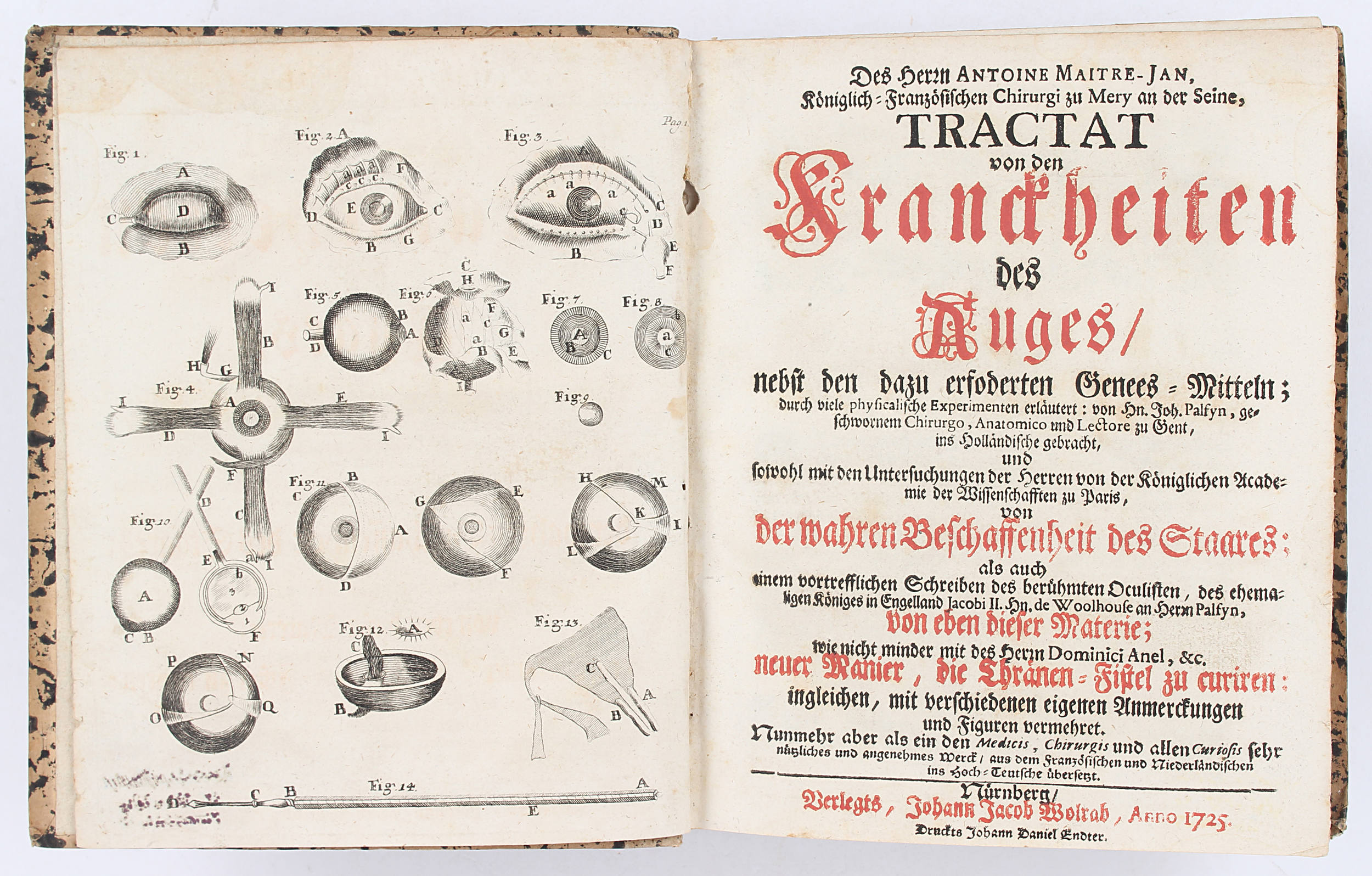 Maitre-Jan, Kranckheiten des Auges