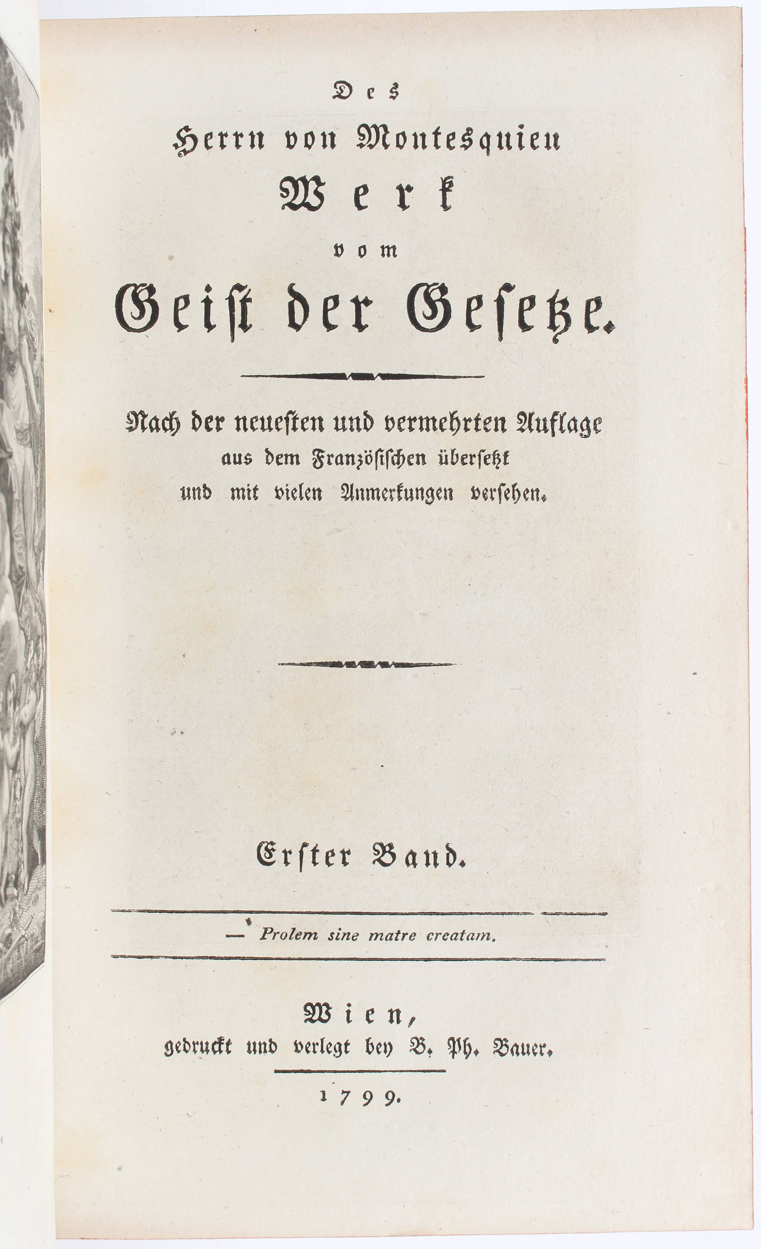 Montesquieu, Sämmtliche Werke. 8 Bde.
