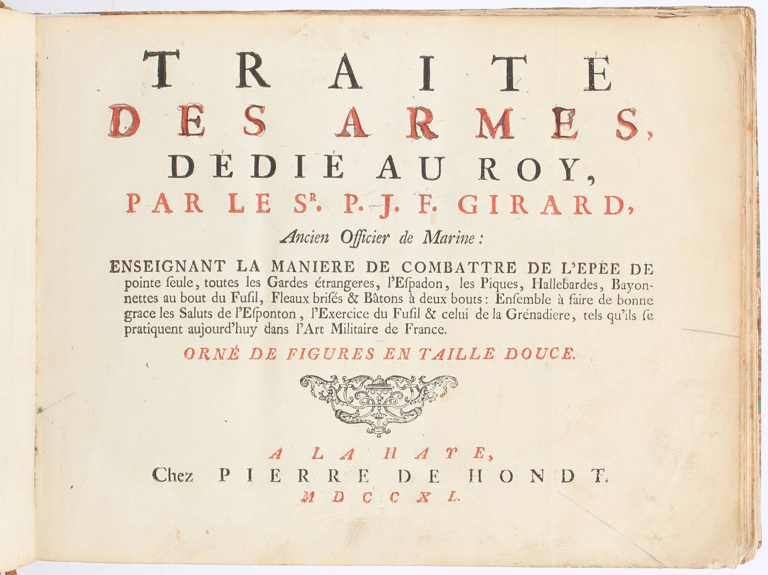Girard, Traité des armes