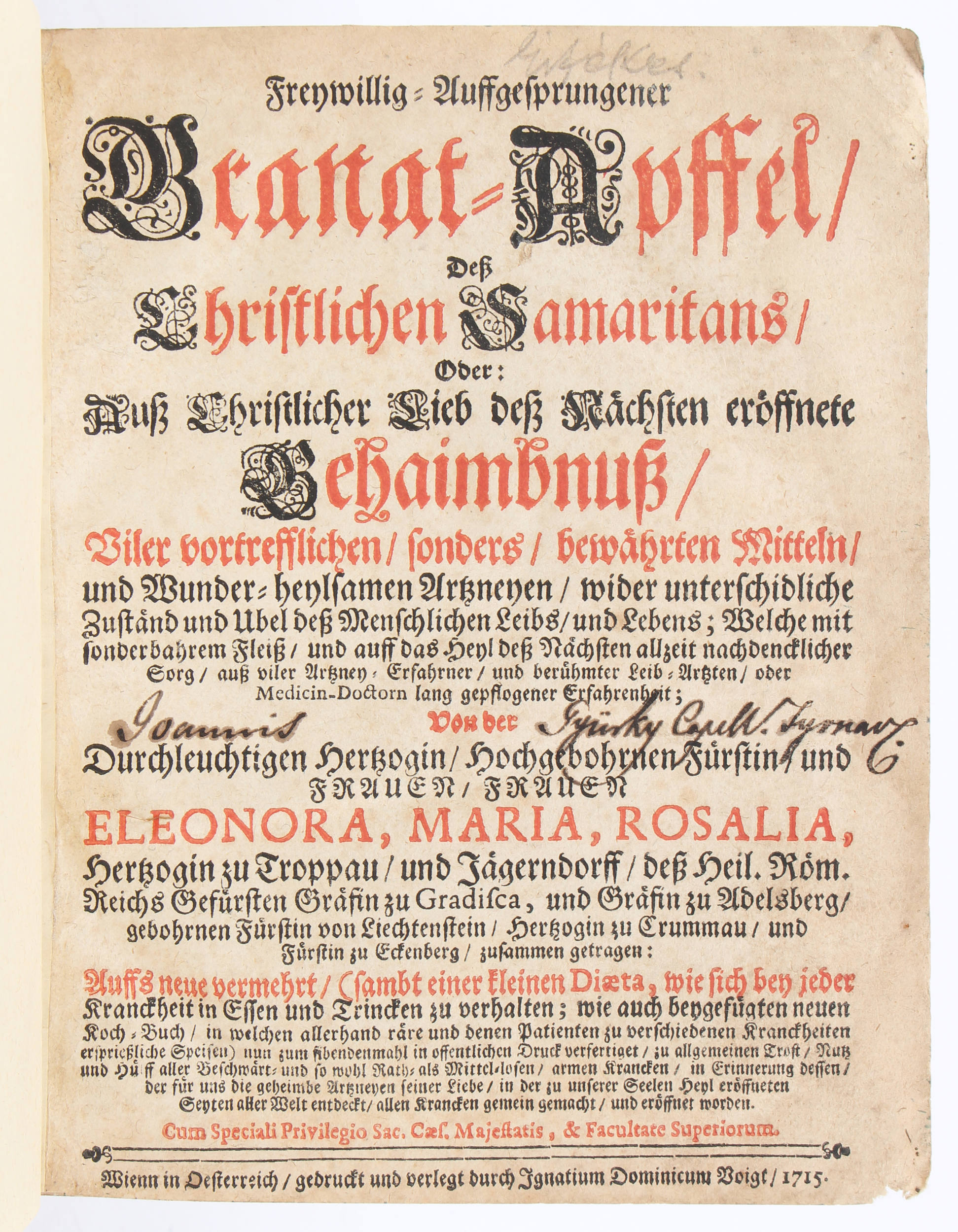 Eleonora, Granat-Apffel