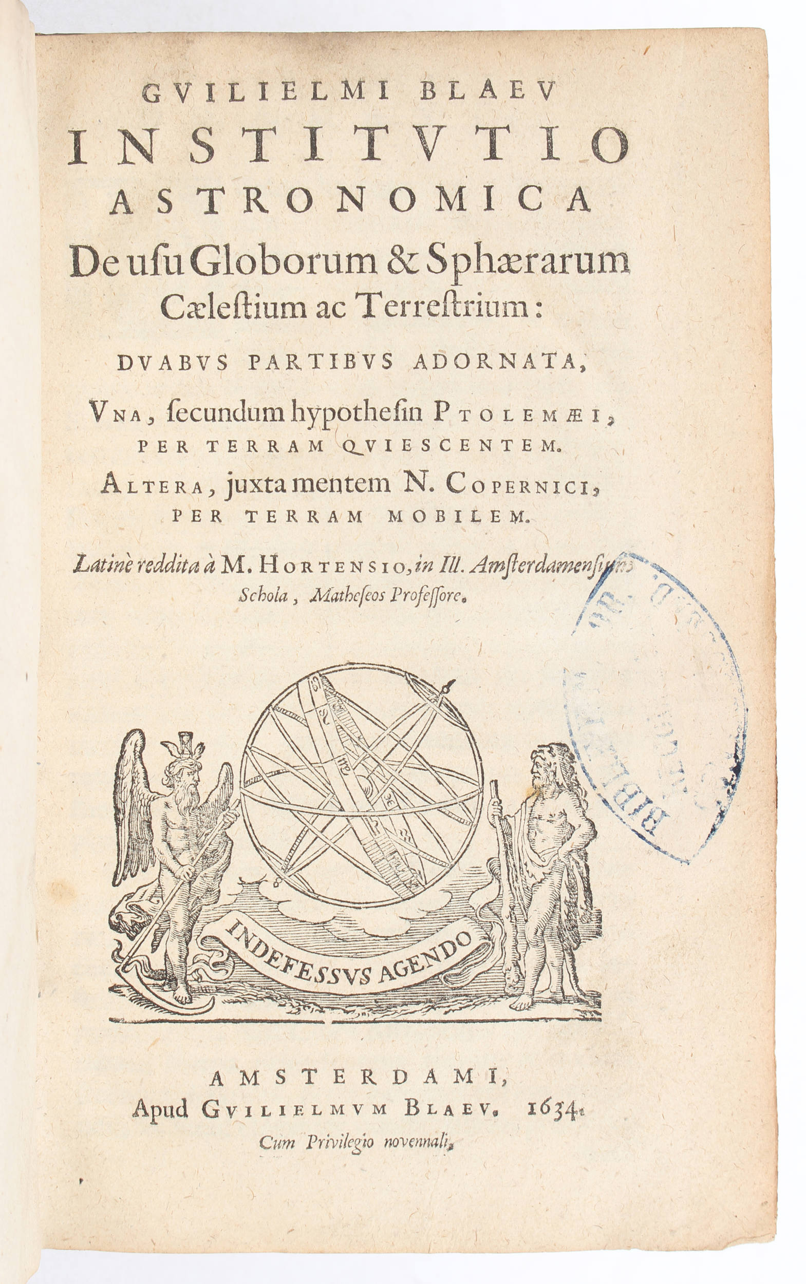 Blaeu, Institutio astronomica