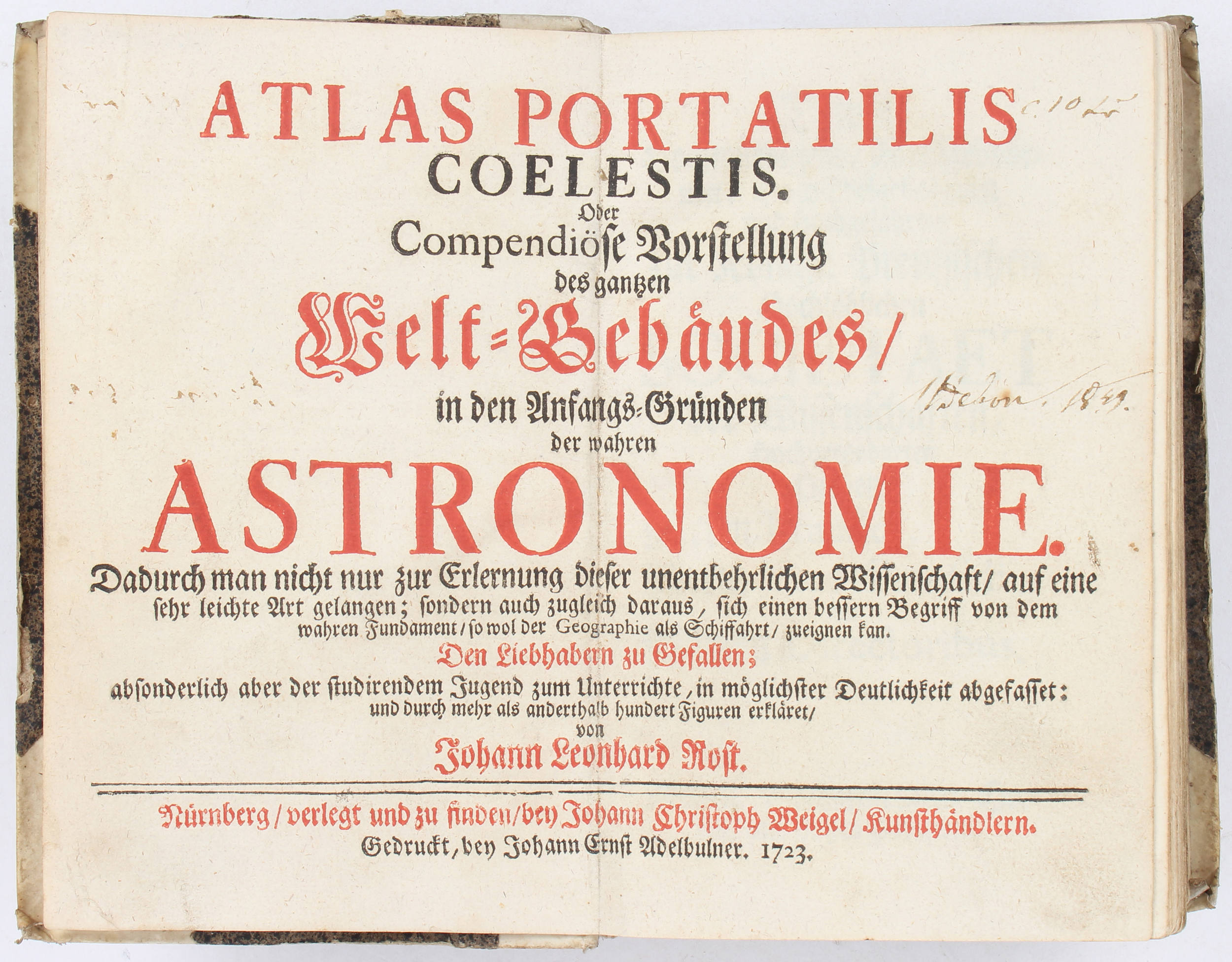 Rost, Atlas coelestis