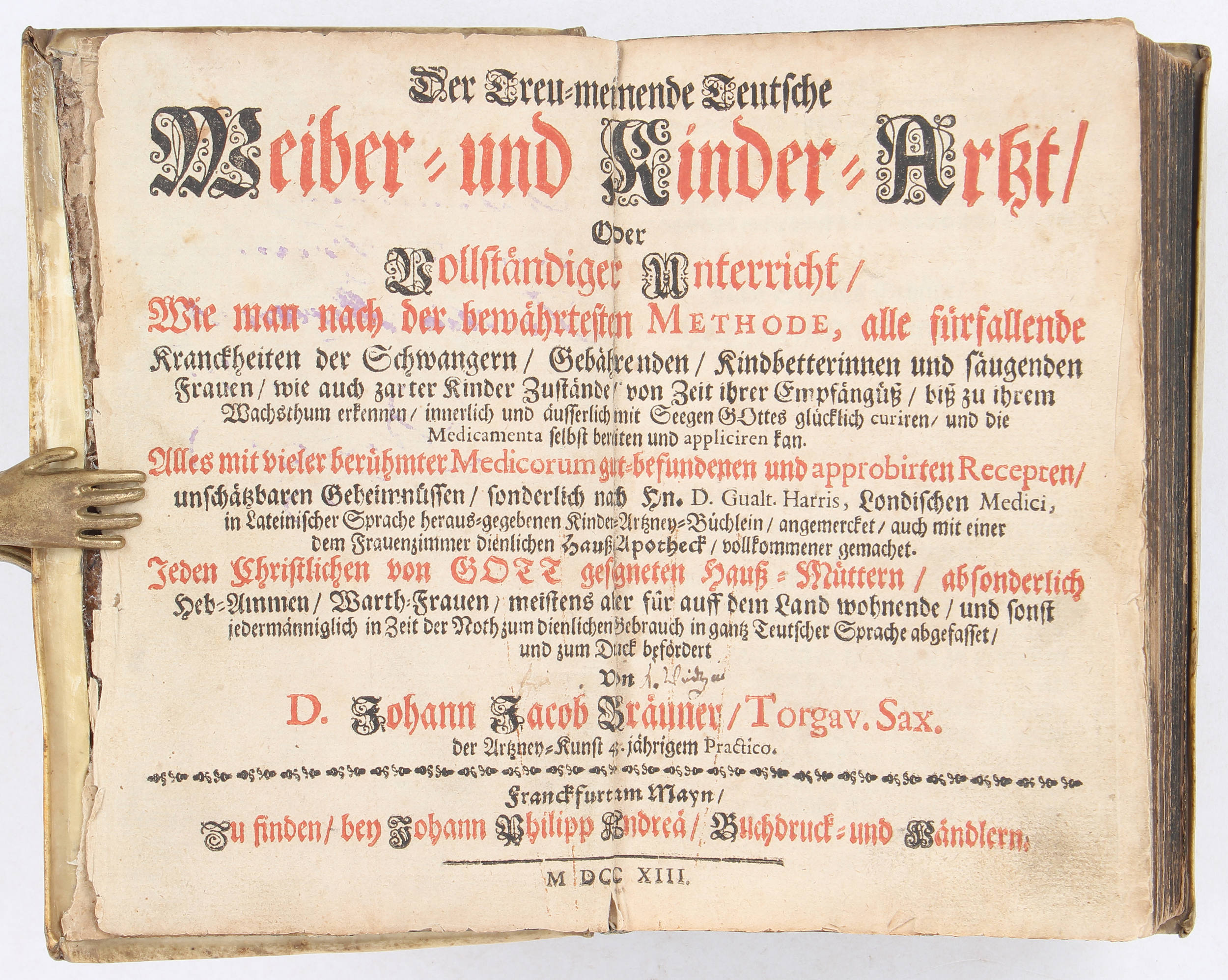 Bräuner, Treu-meinende Weiber-Artzt