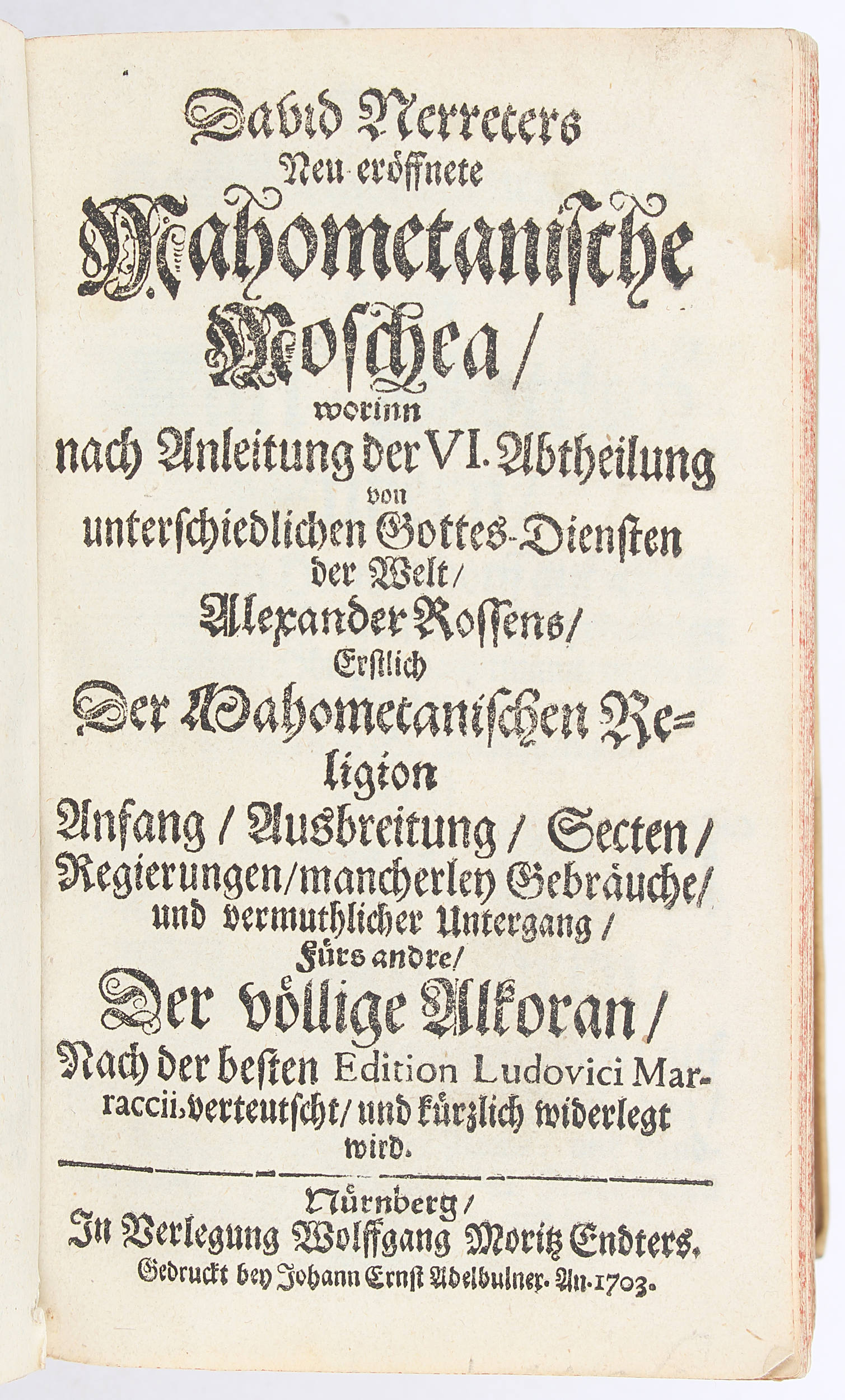 Nerreter, Mahometanische Moschea