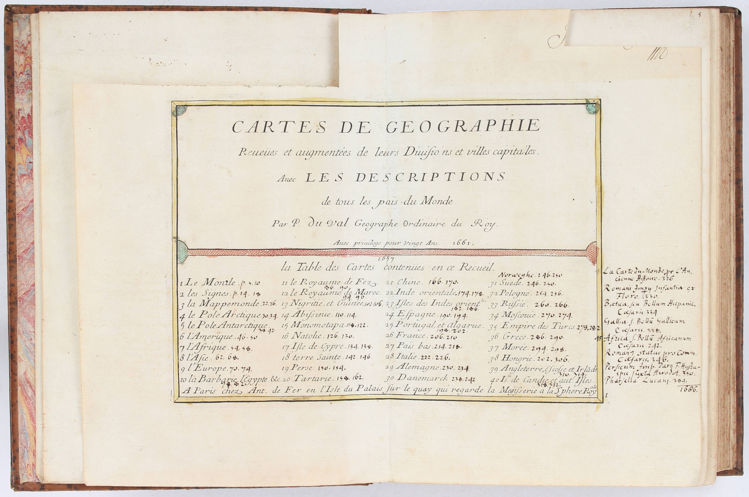 Duval, Cartes de géographie