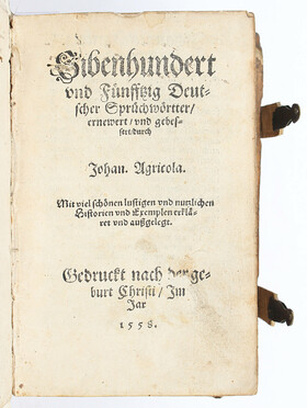 Agricola, Sibenhundert Sprichwörter