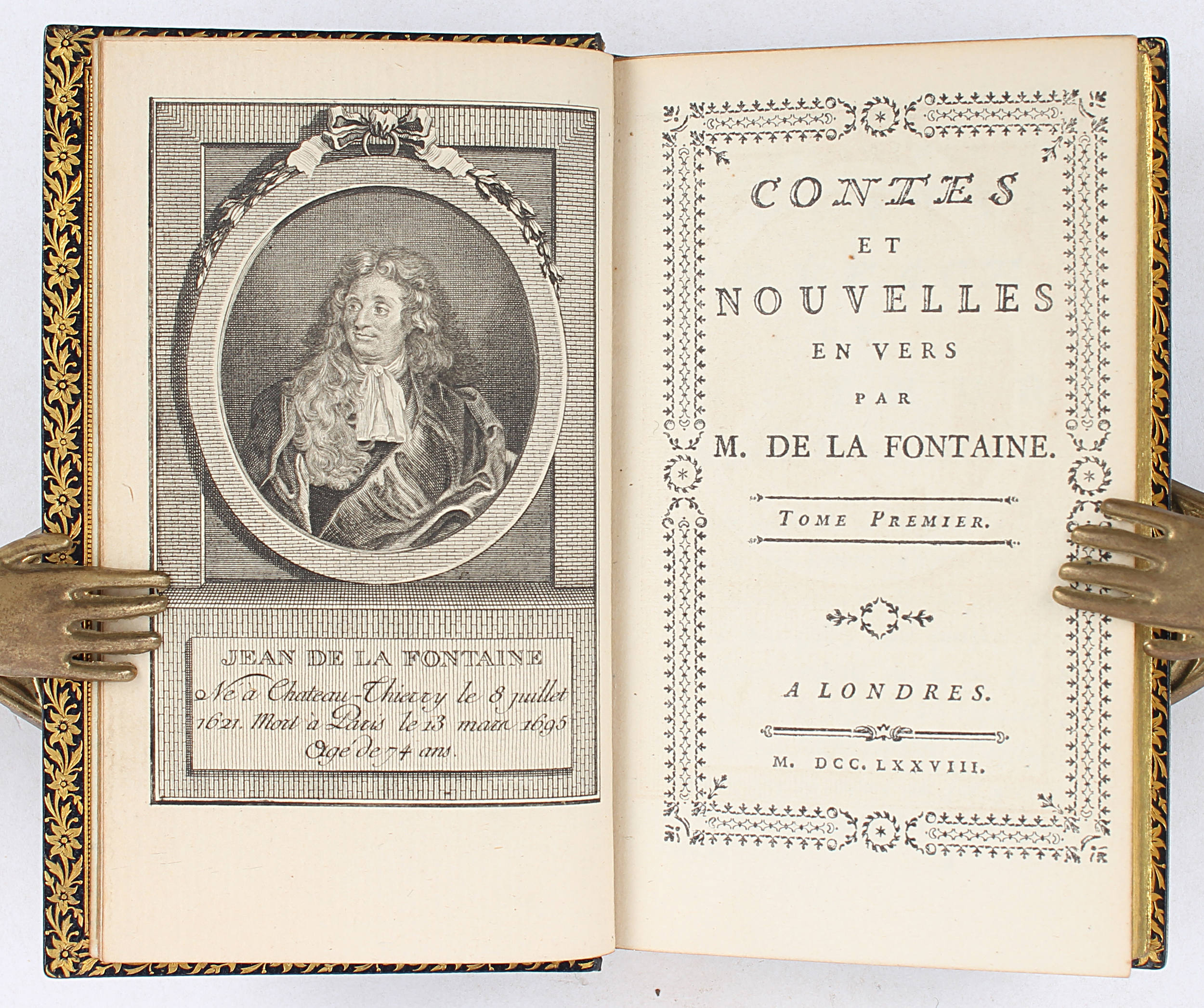 La Fontaine (u.a.), Contes et nouvelles. 1778. 4 Bde.