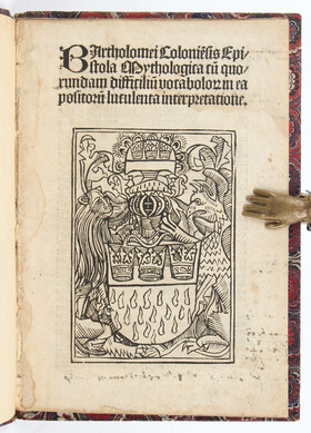 Bartholomäus Coloniensis, Epistola mythologica