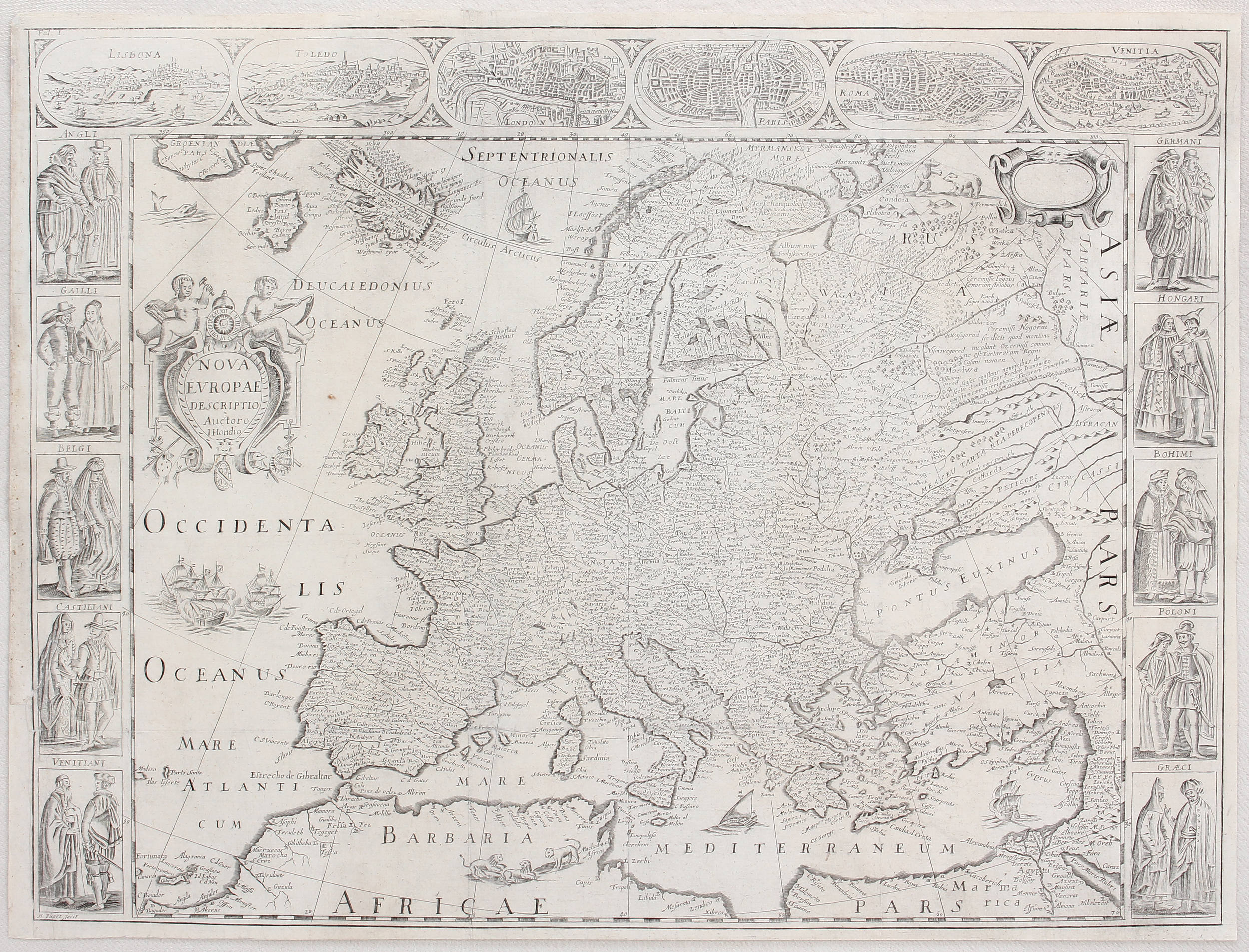 Europa. Hondius-Picart