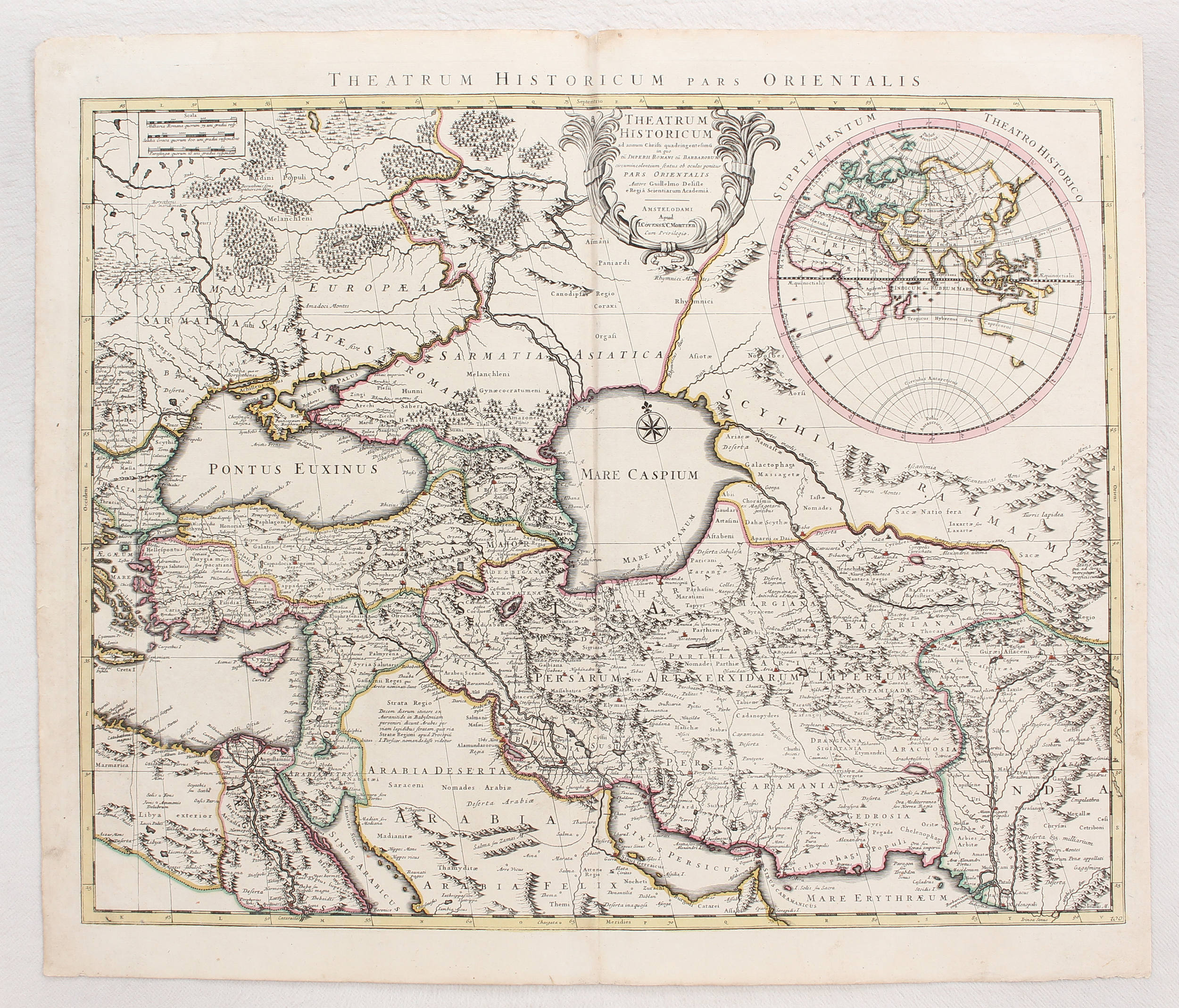 Mittelmeer in 2 Bll. Delsle-Covens & M.