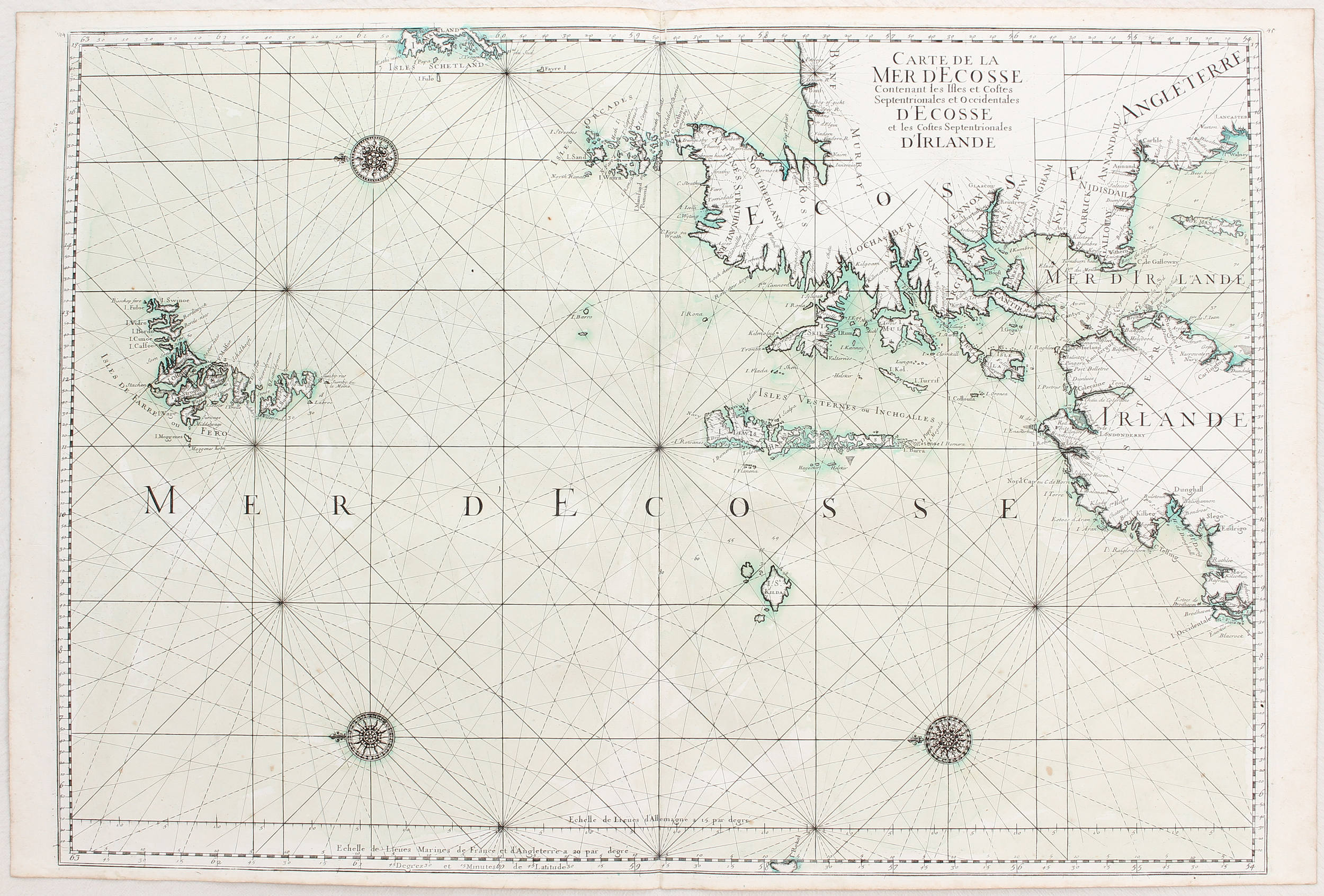 Irland. / 3 Bll. Seekarten. (Neptune)