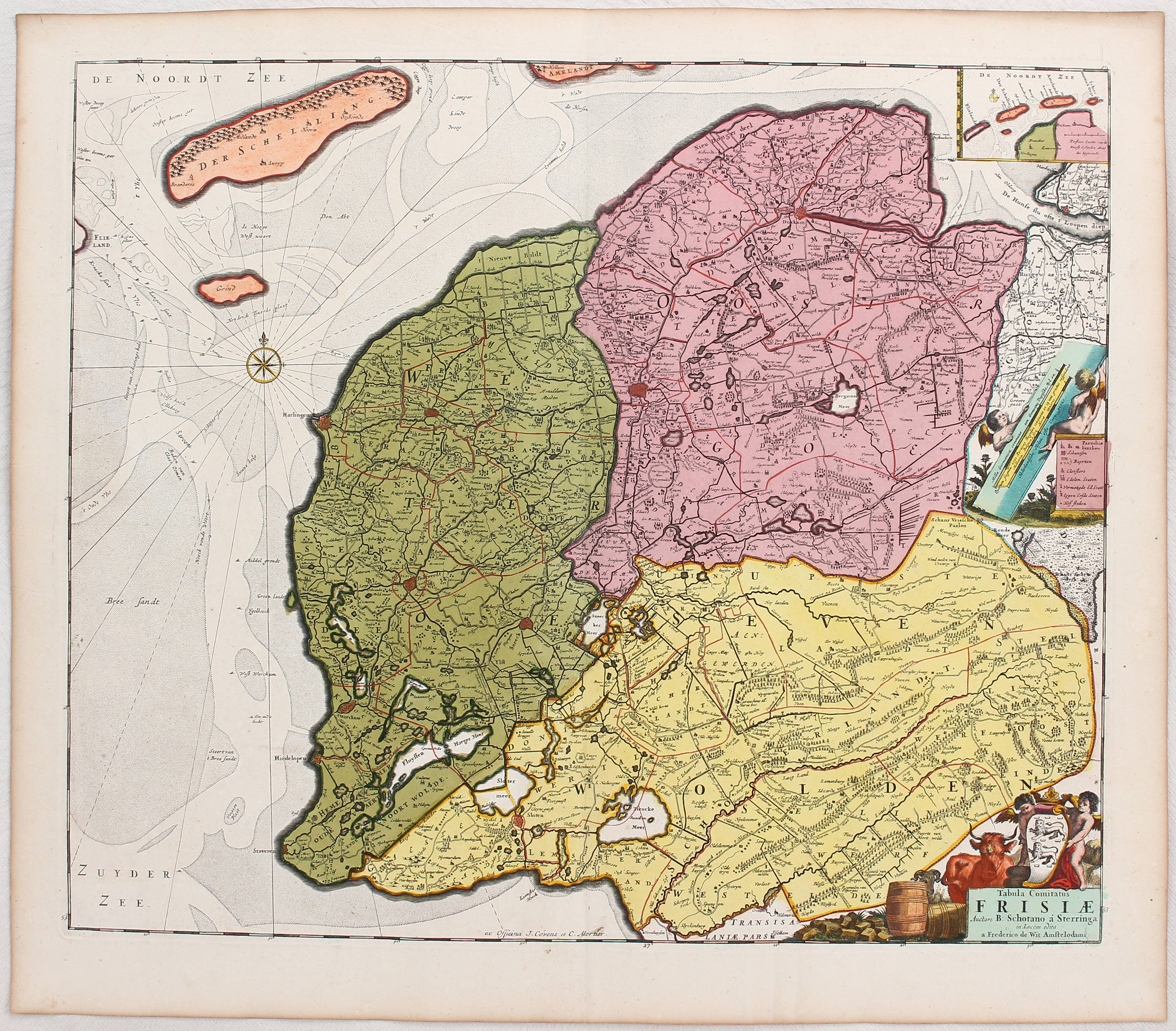 Niederlande. 5 Bll. Wit-Covens & M. u.a.
