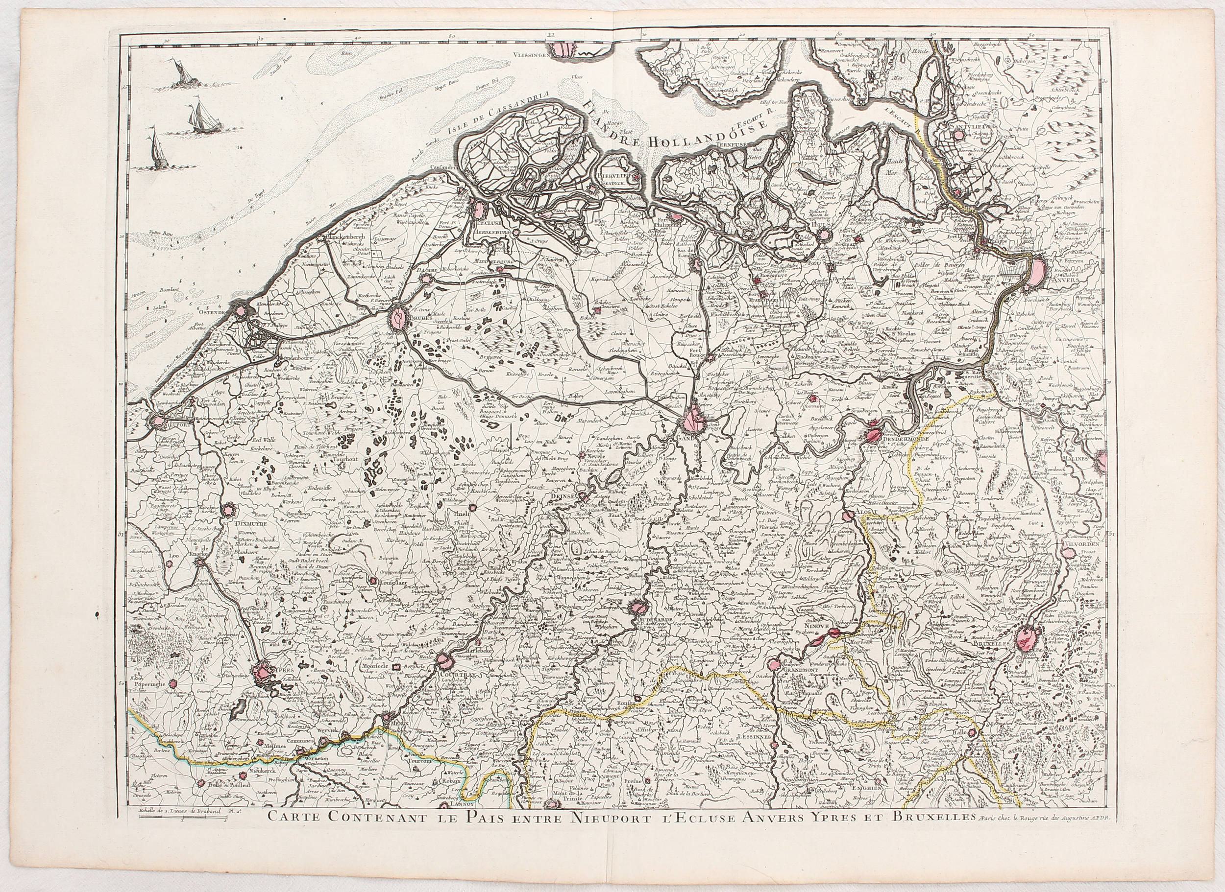 Belgien in 6 Bll. Le Rouge