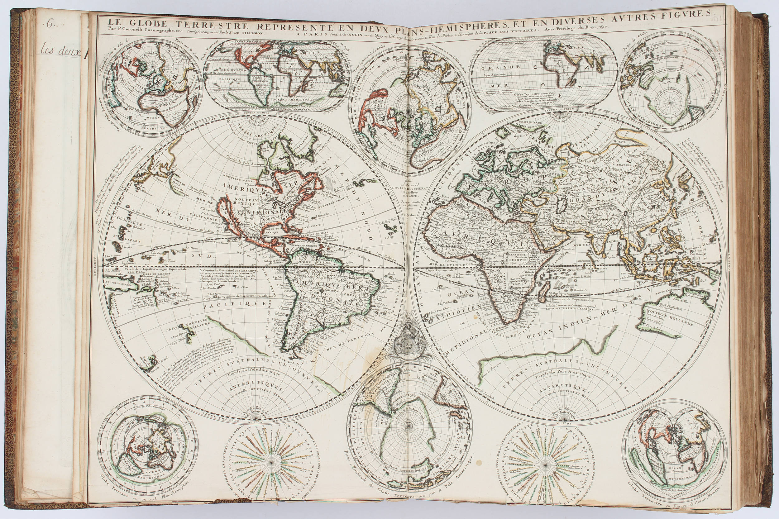 Sammelatlas. Duval, Sanson, Nolin, Manceli u.a.