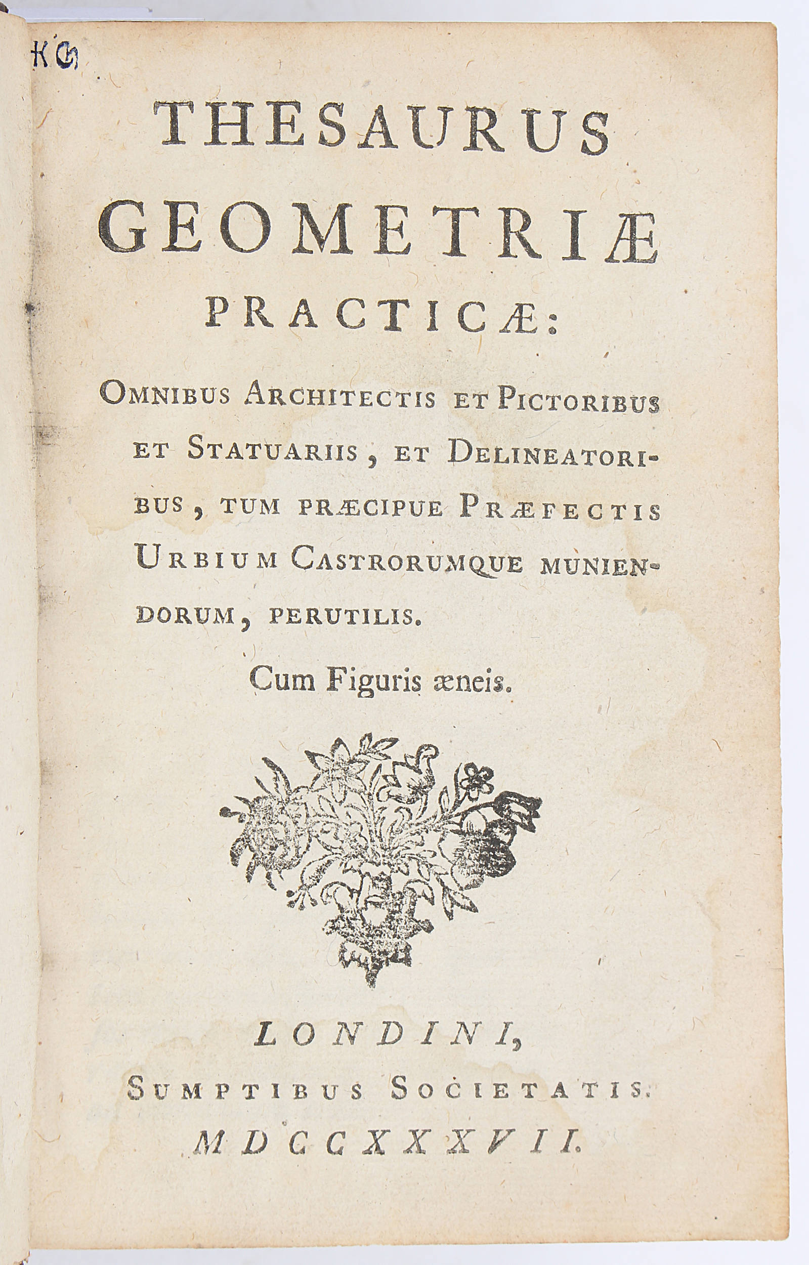 (Le Clerc), Thesaurus geometriae practicae