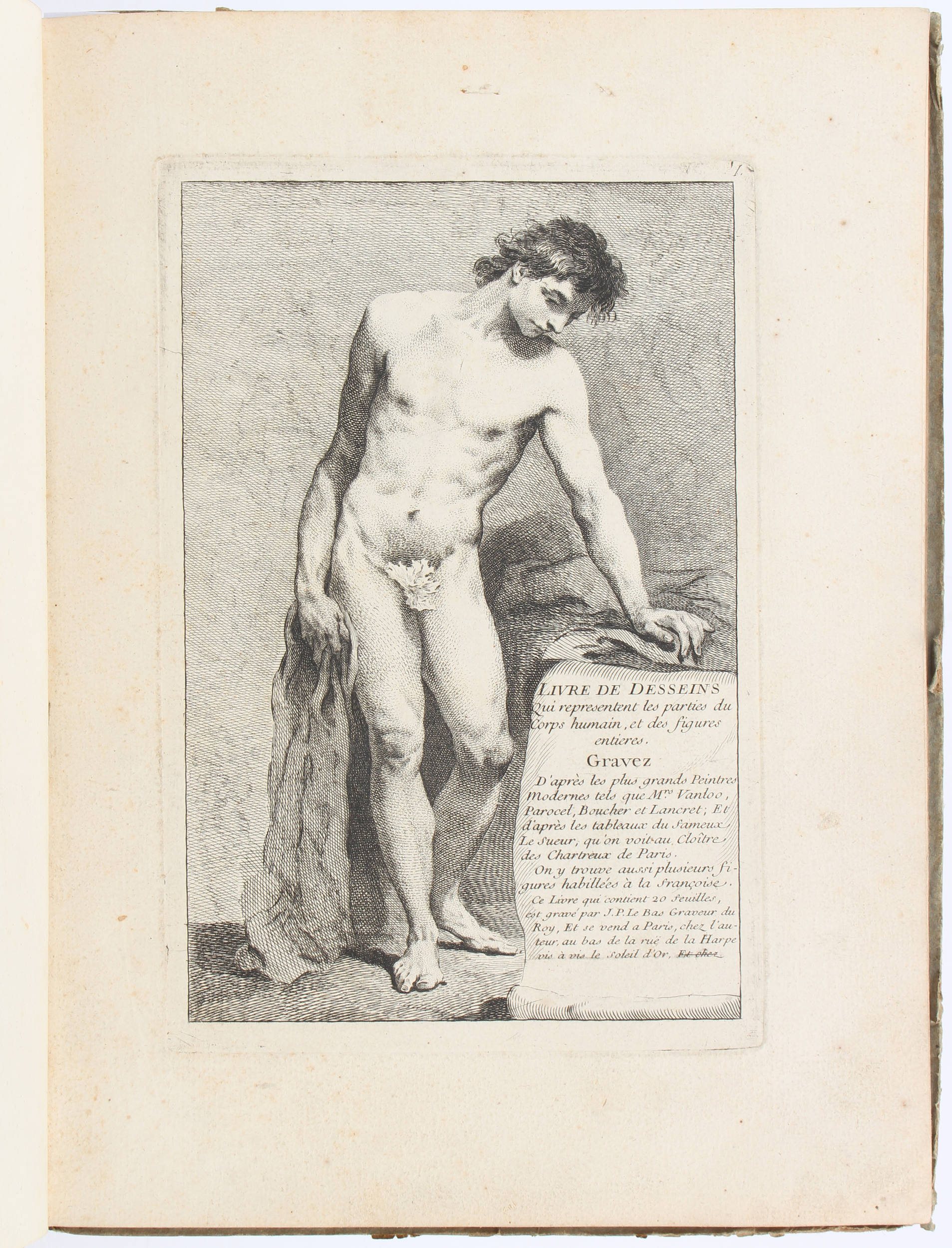 Le Bas, Livre de desseins