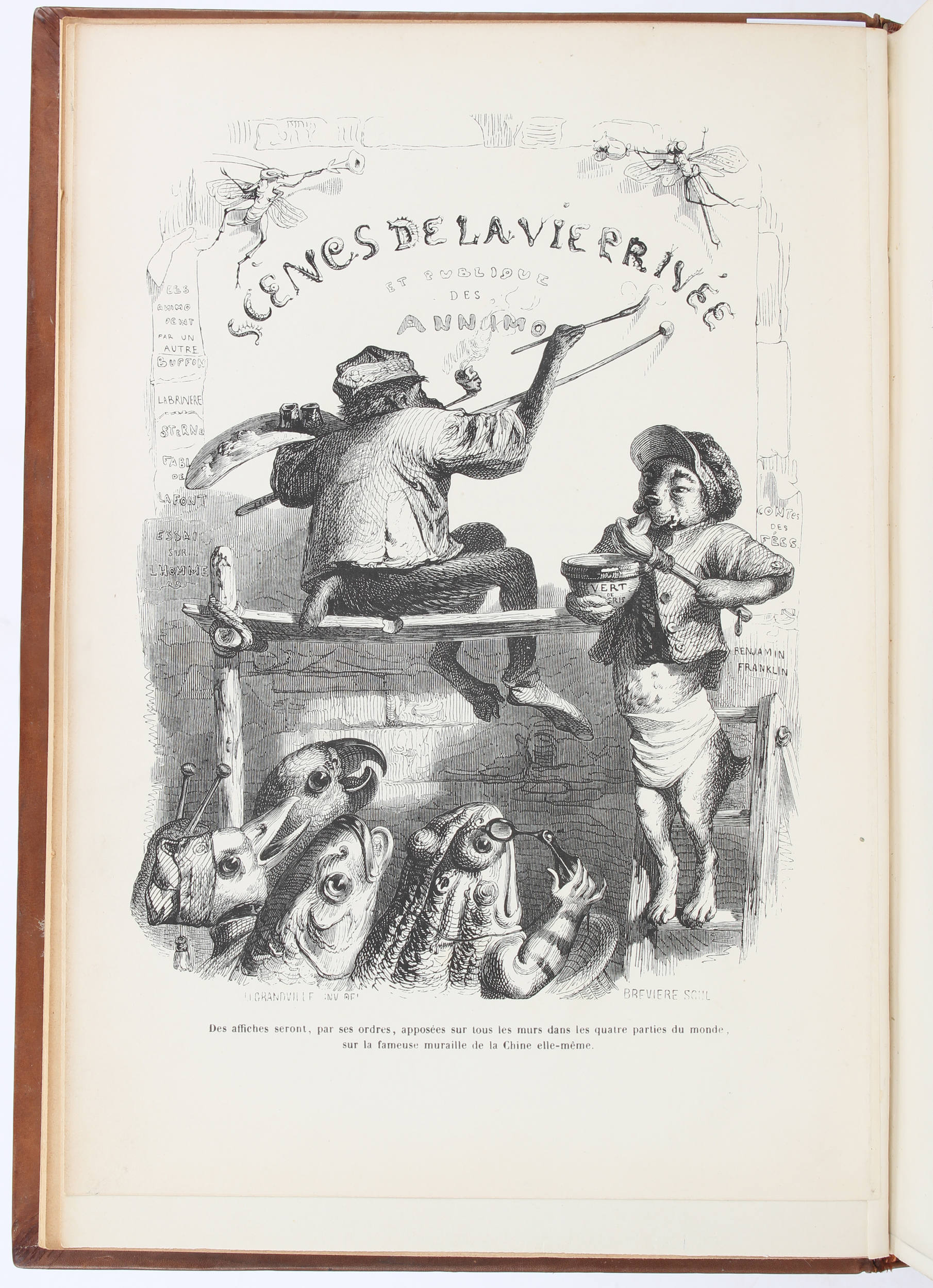 Grandville, Scènes de la vie privée. 2 Bde.