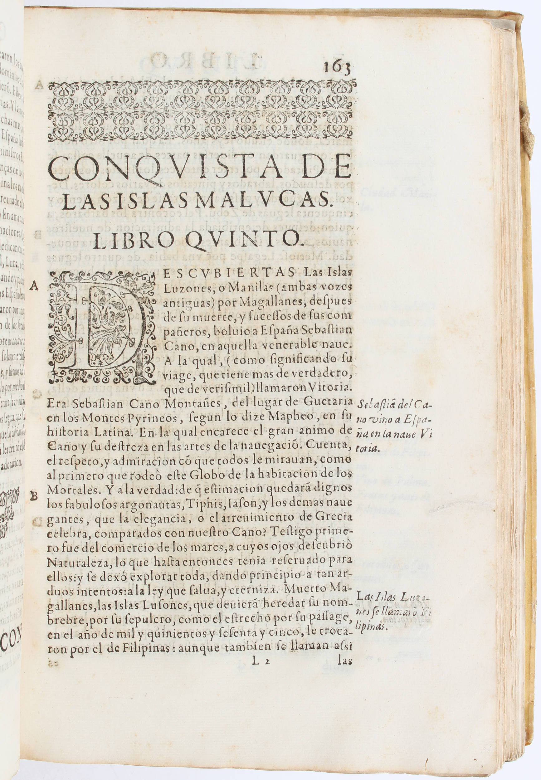 Argensola, Conquista de Malucas