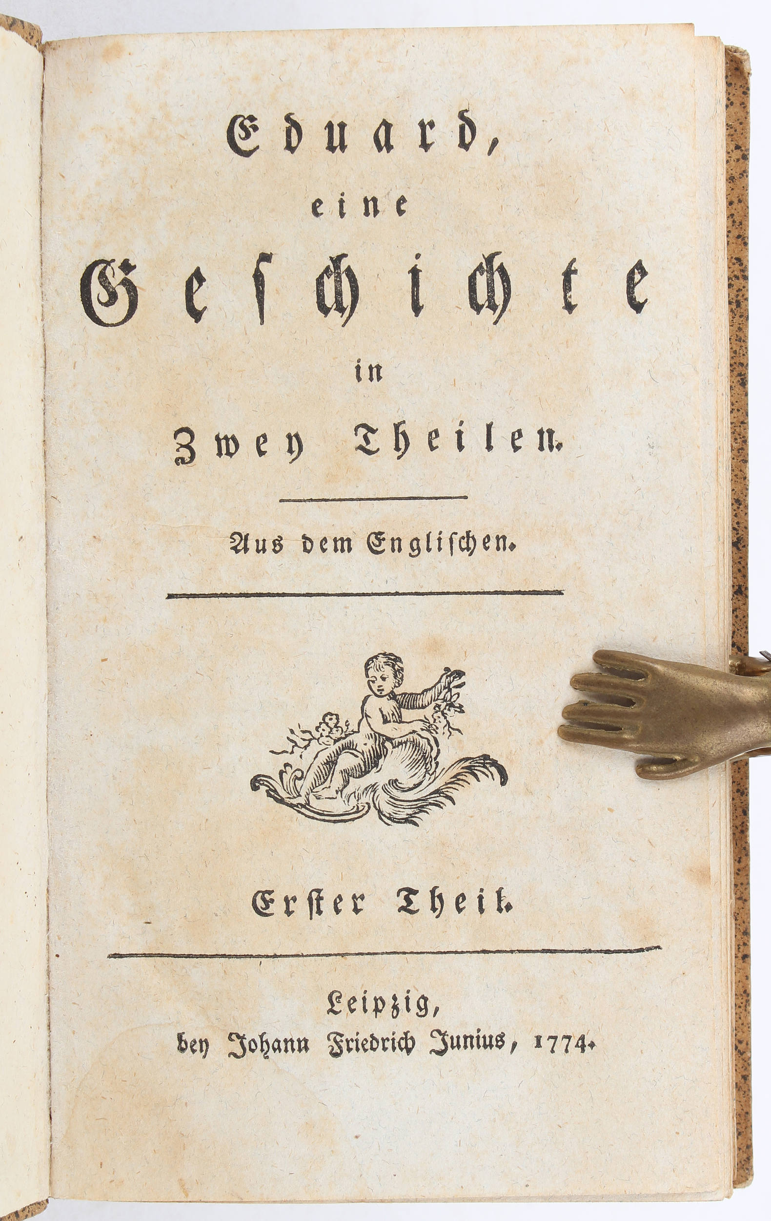 Eduard, eine Geschichte in Zwey Theilen