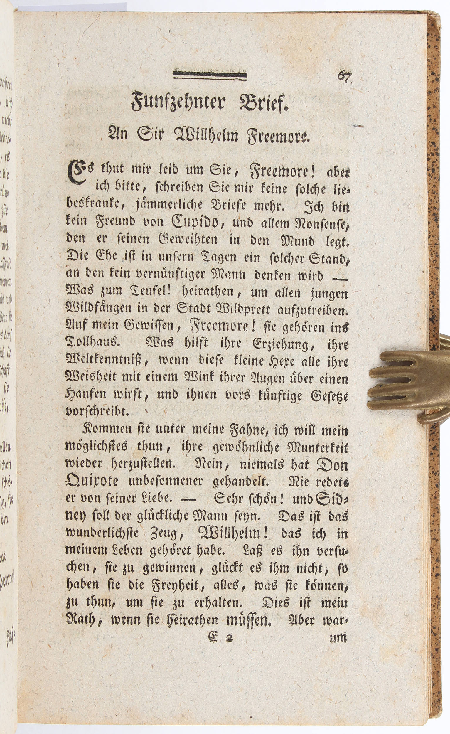 Eduard, eine Geschichte in Zwey Theilen