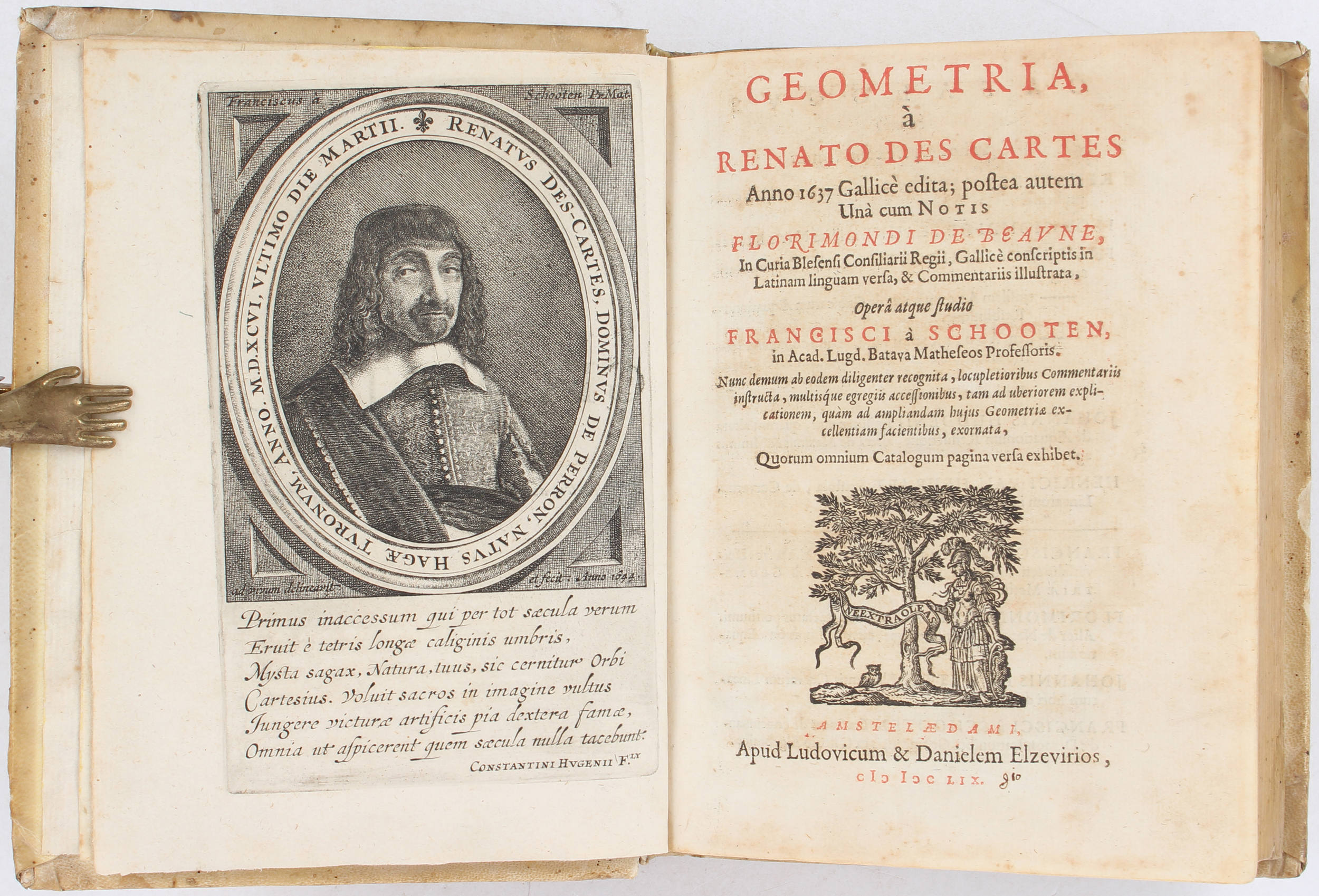 Descartes, Geometria. 2 Bde.