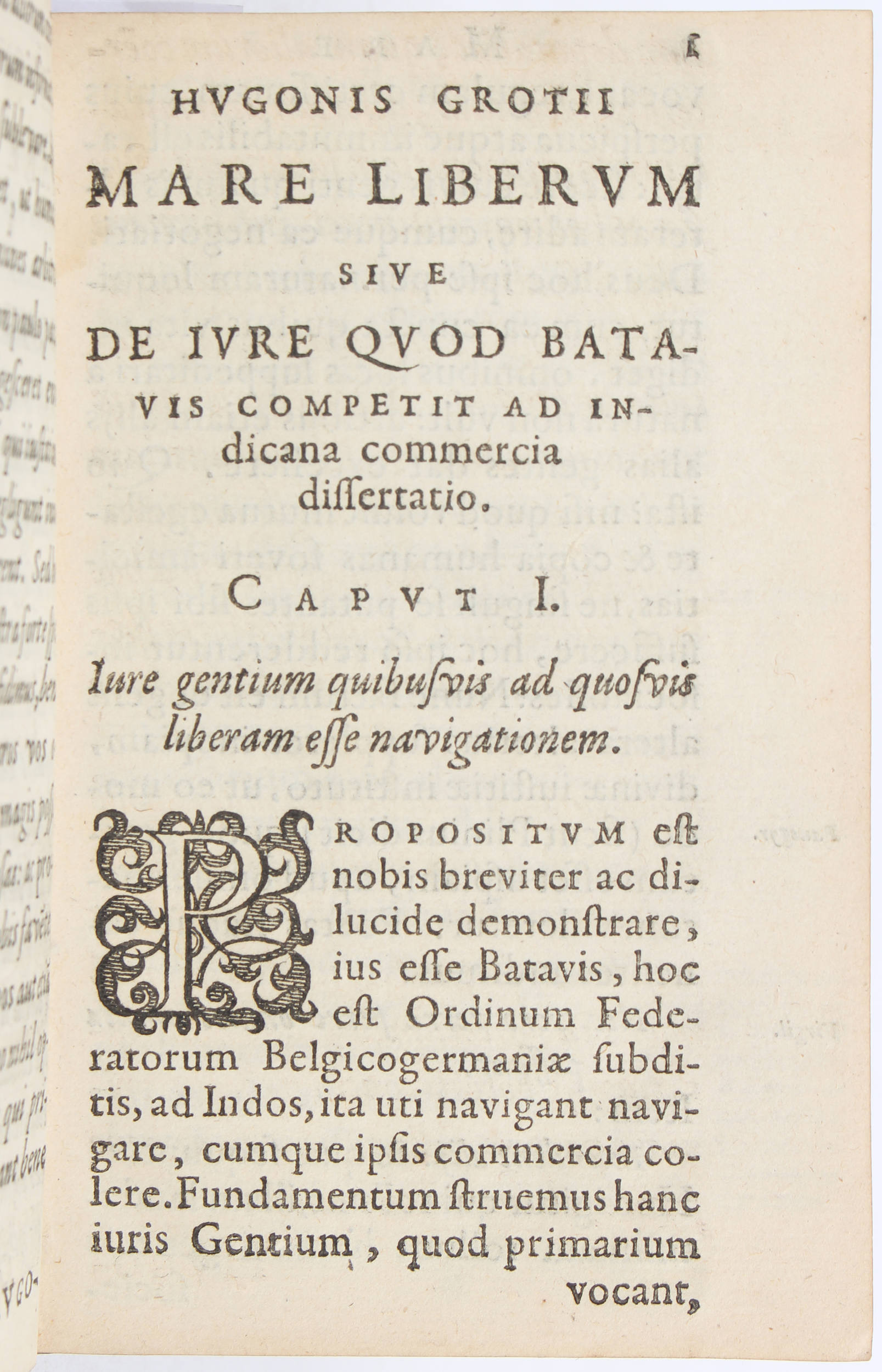 Grotius, Mare liberum. 1618