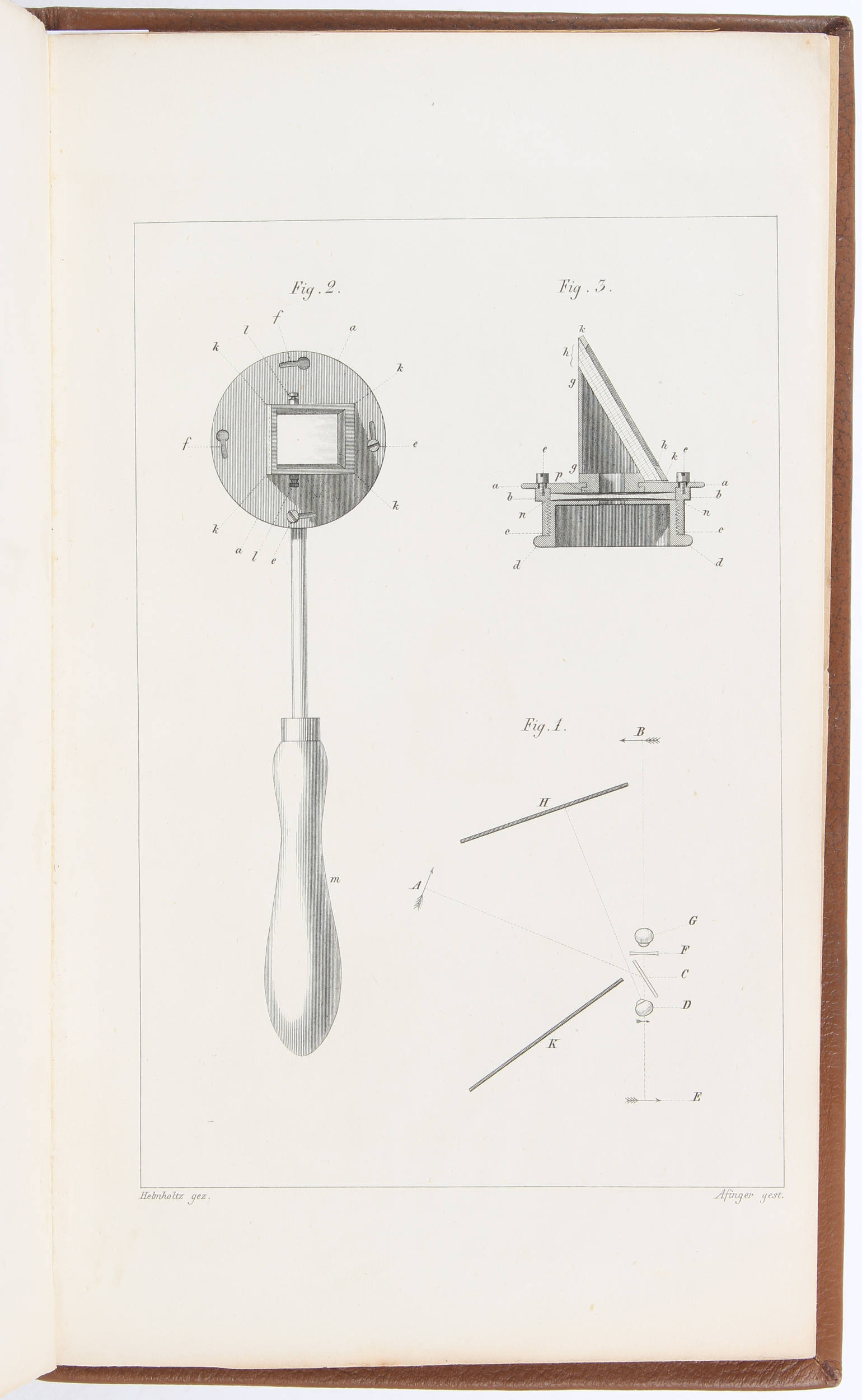 Helmholtz, Beschreibung eines Augen-Spiegels