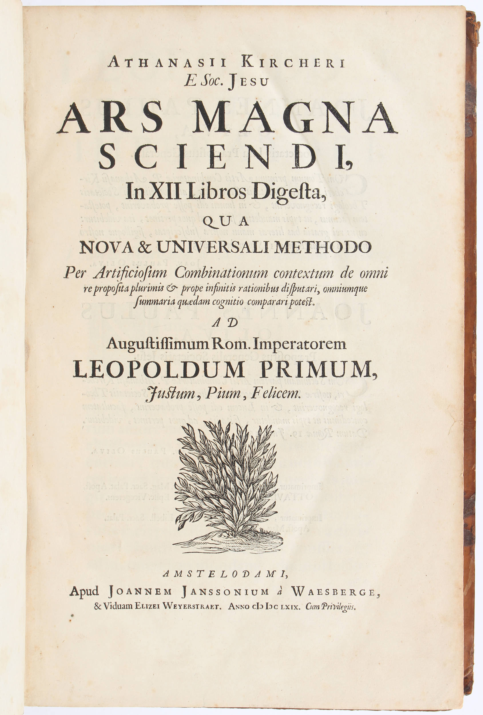 Kircher, Ars magna sciendi