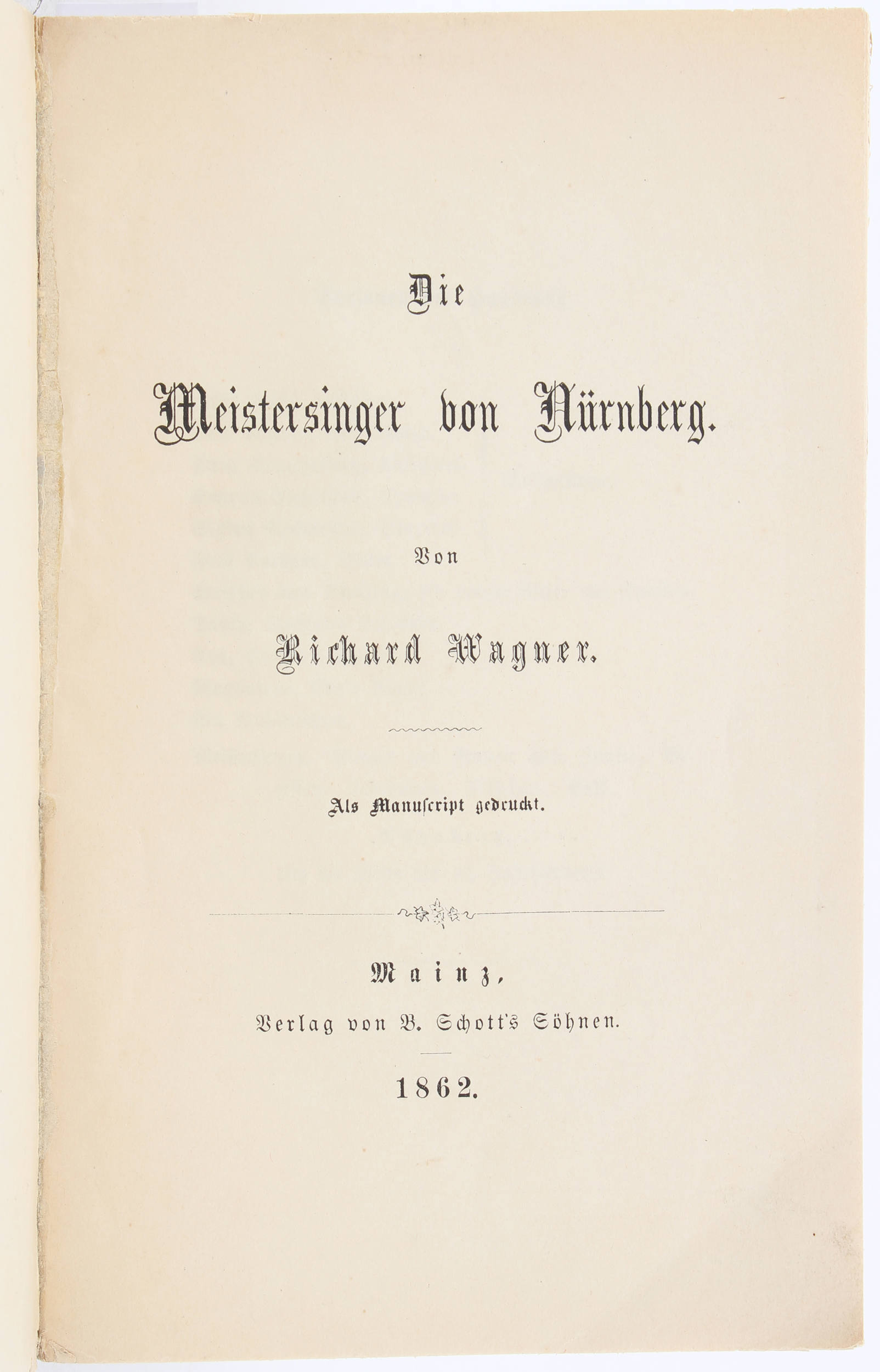 Wagner, Die Meistersinger von Nürnberg