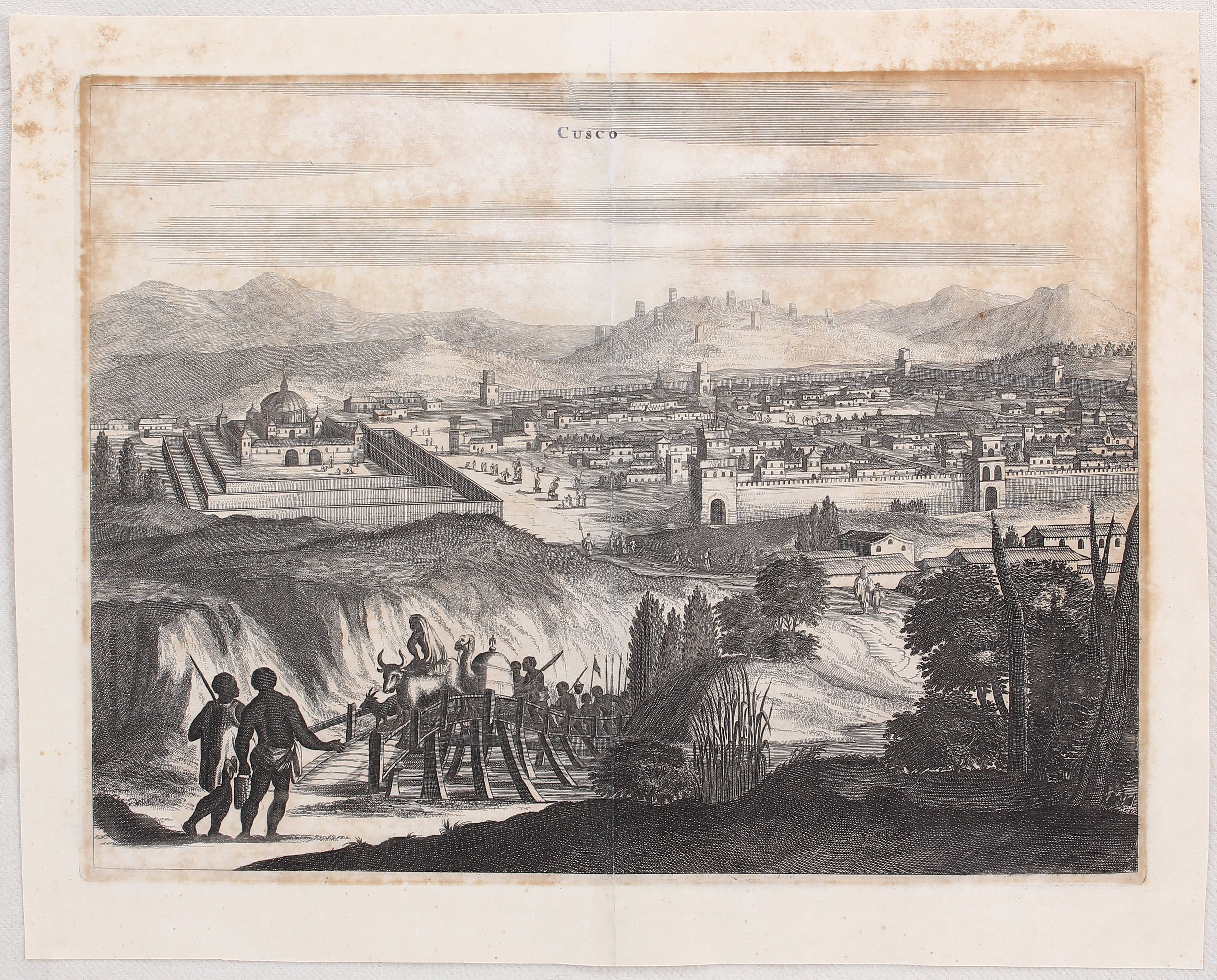 Mexico City. (Janssonius-Städtebuch) / 6 Bll.