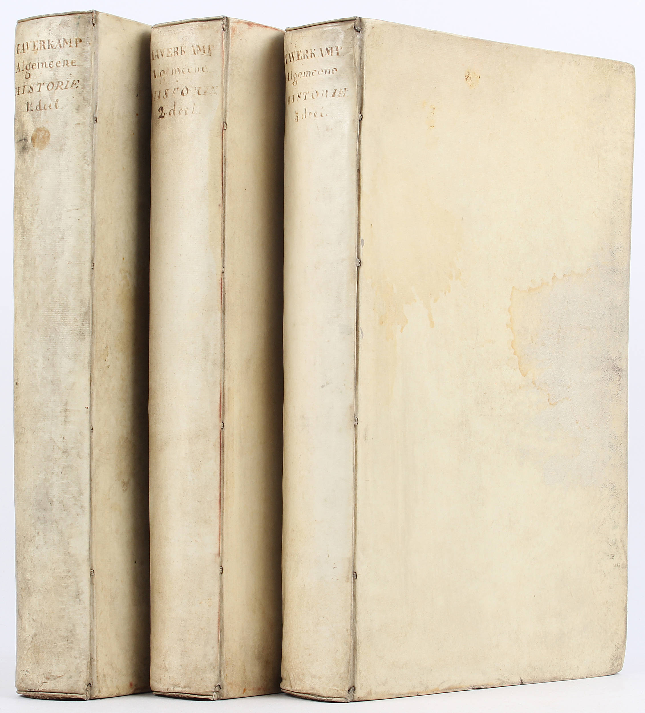 Haverkamp, Algemeene Histori. 3 Bde.