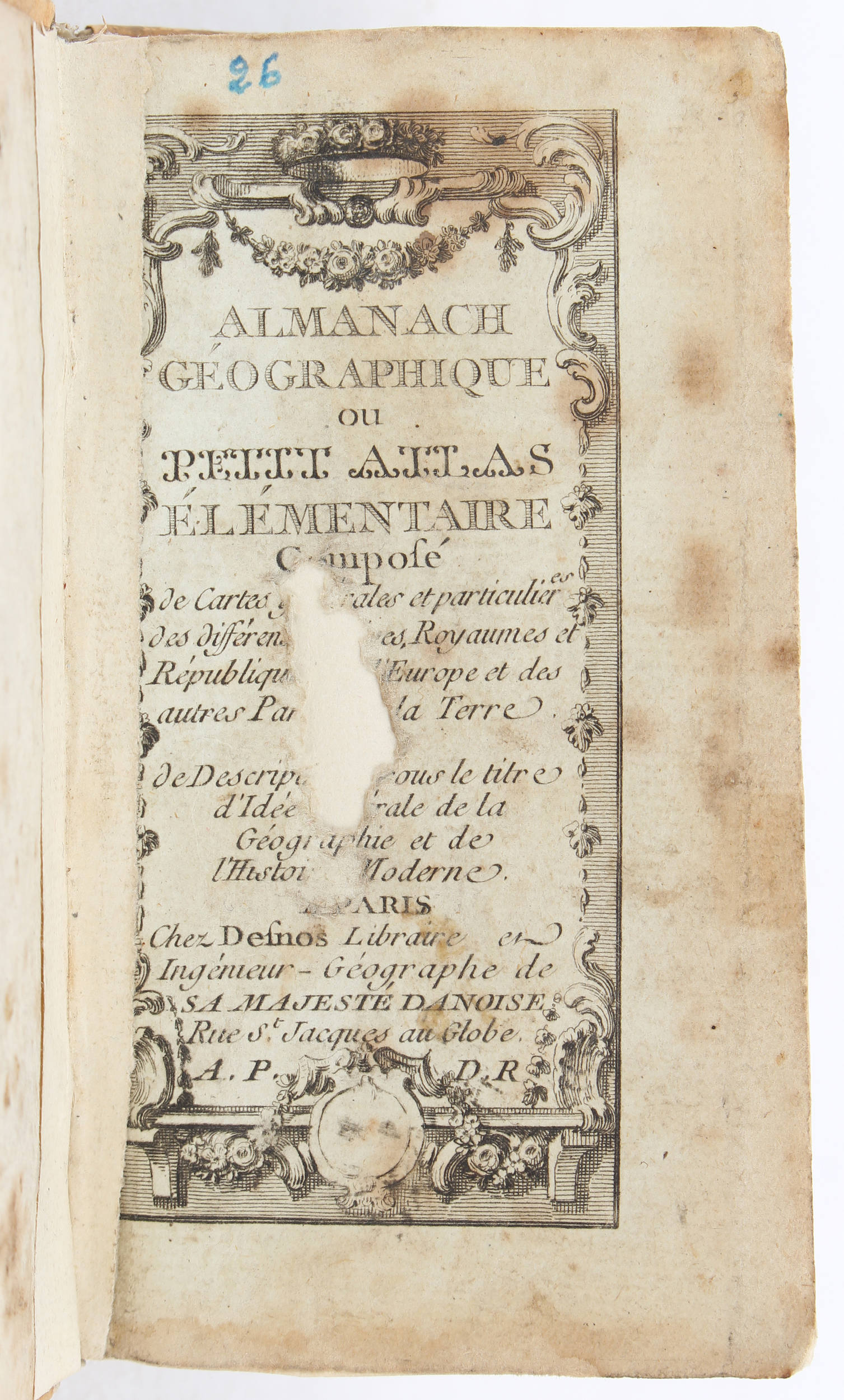 Desnos, Almanach géographique