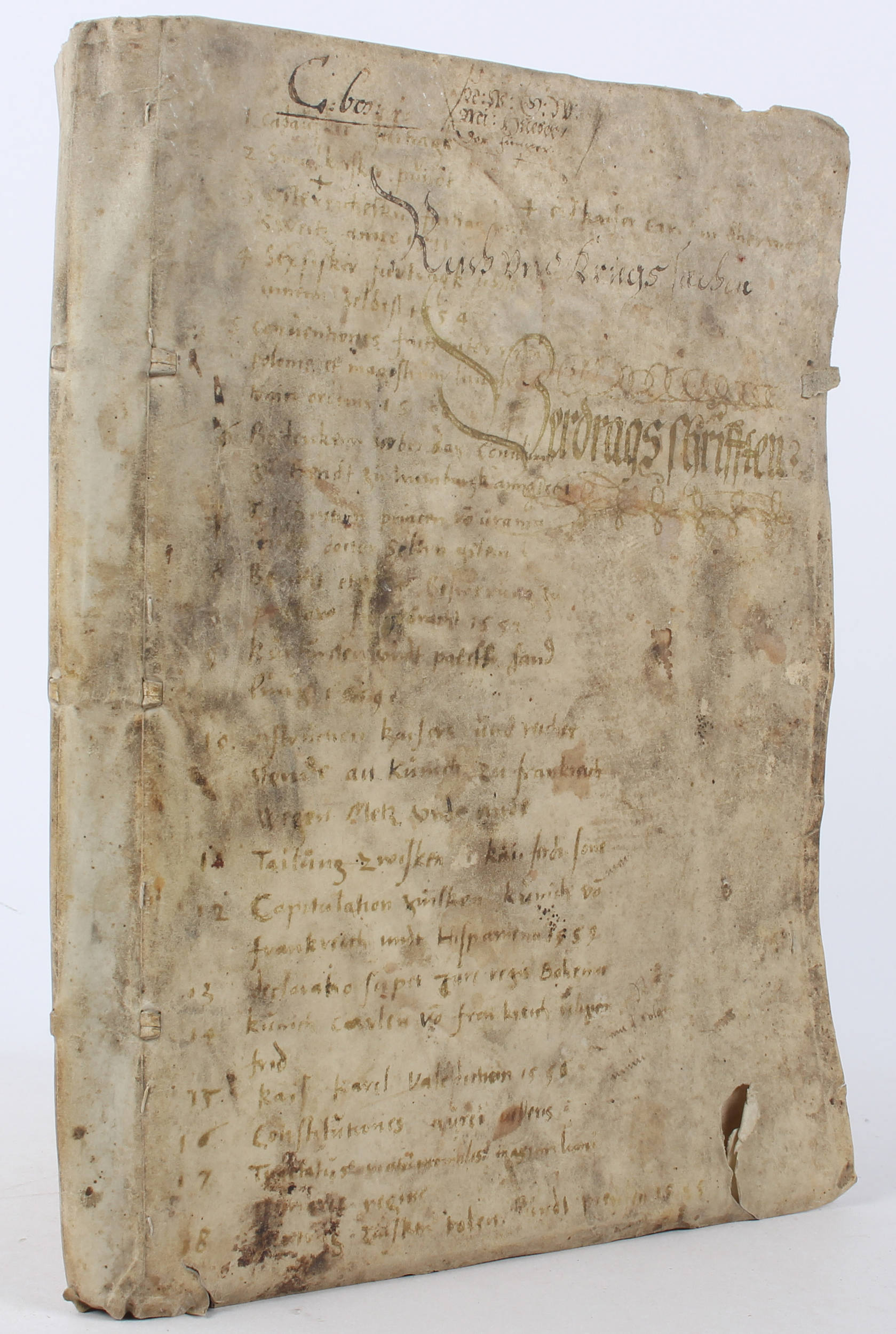 Verdrags schrifften