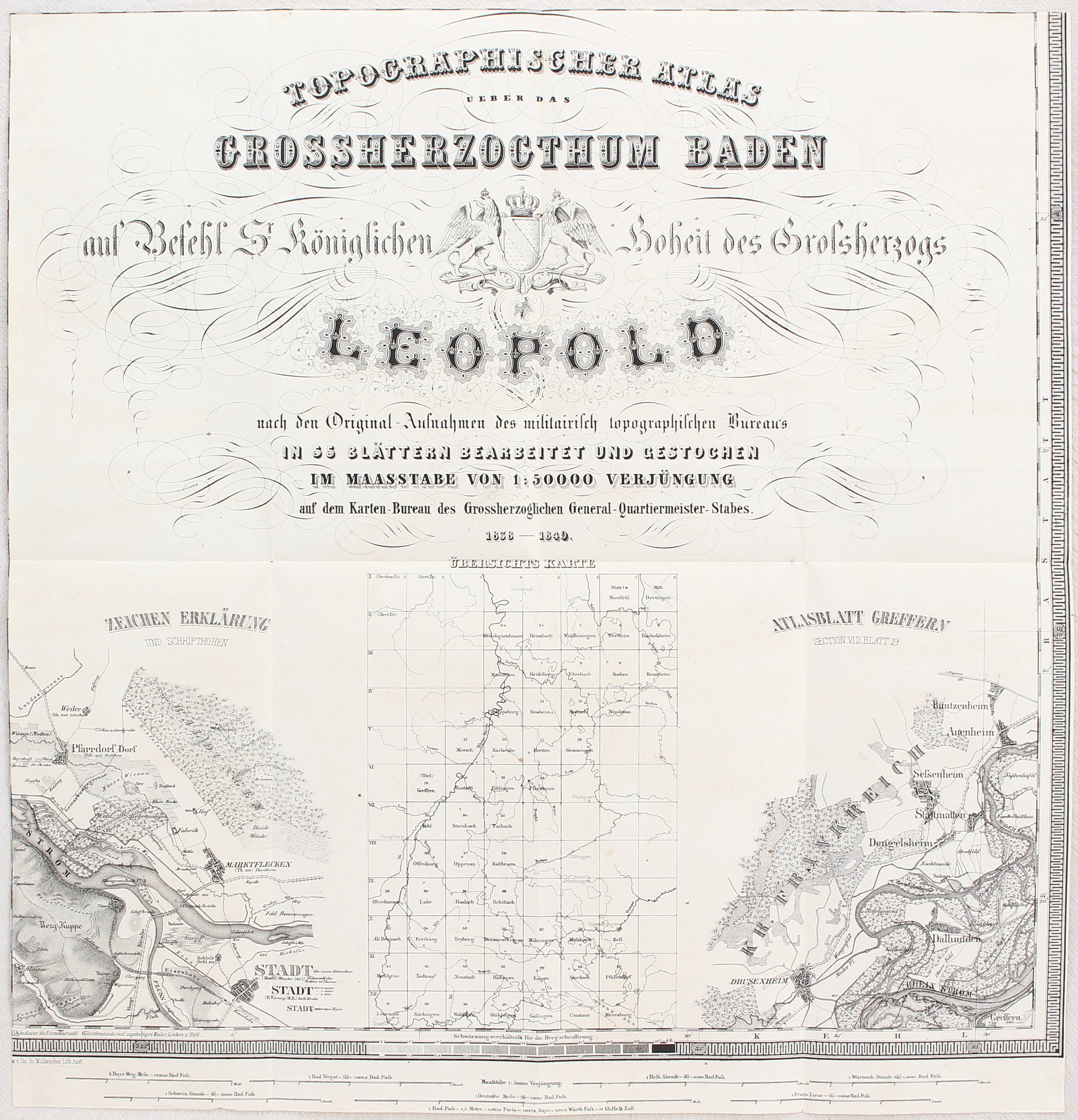Baden-Württemberg. 52 Bll. Bureau. Kassette