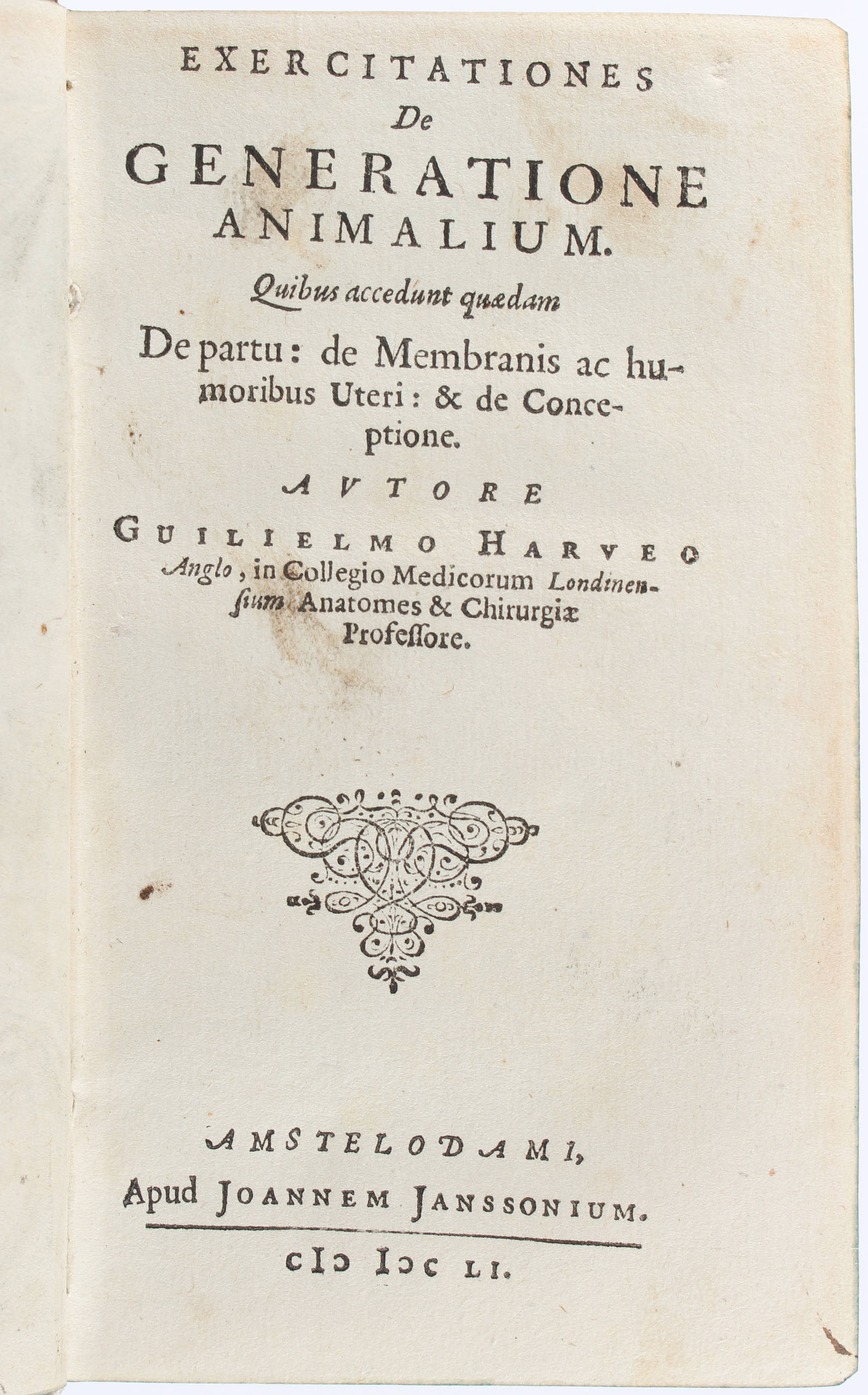 Harvey, Exercitationes mit 2 Beibd.