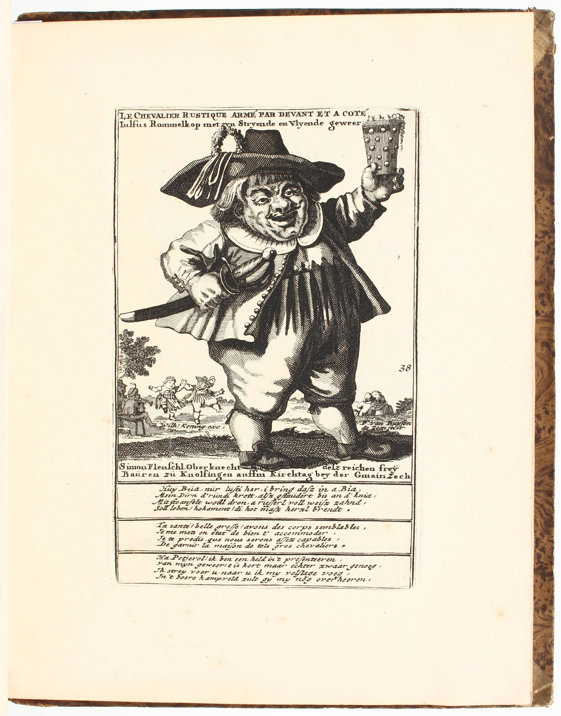 Il Callotto oder Zwerchen Cabinet. 1716