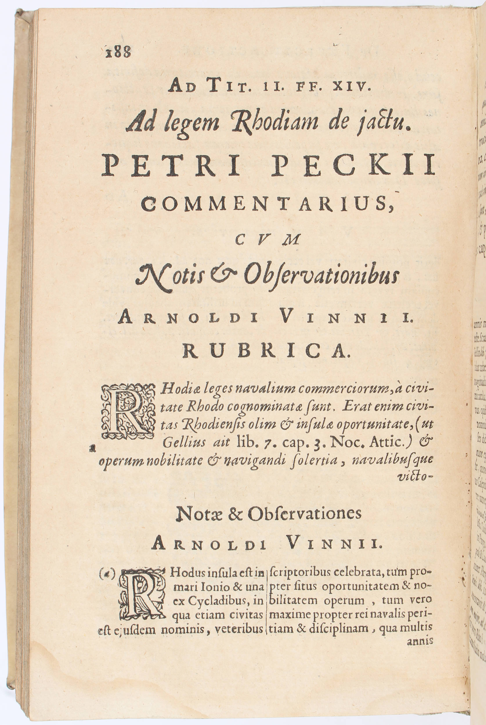 Peckius, Ad rem nauticam commentarii