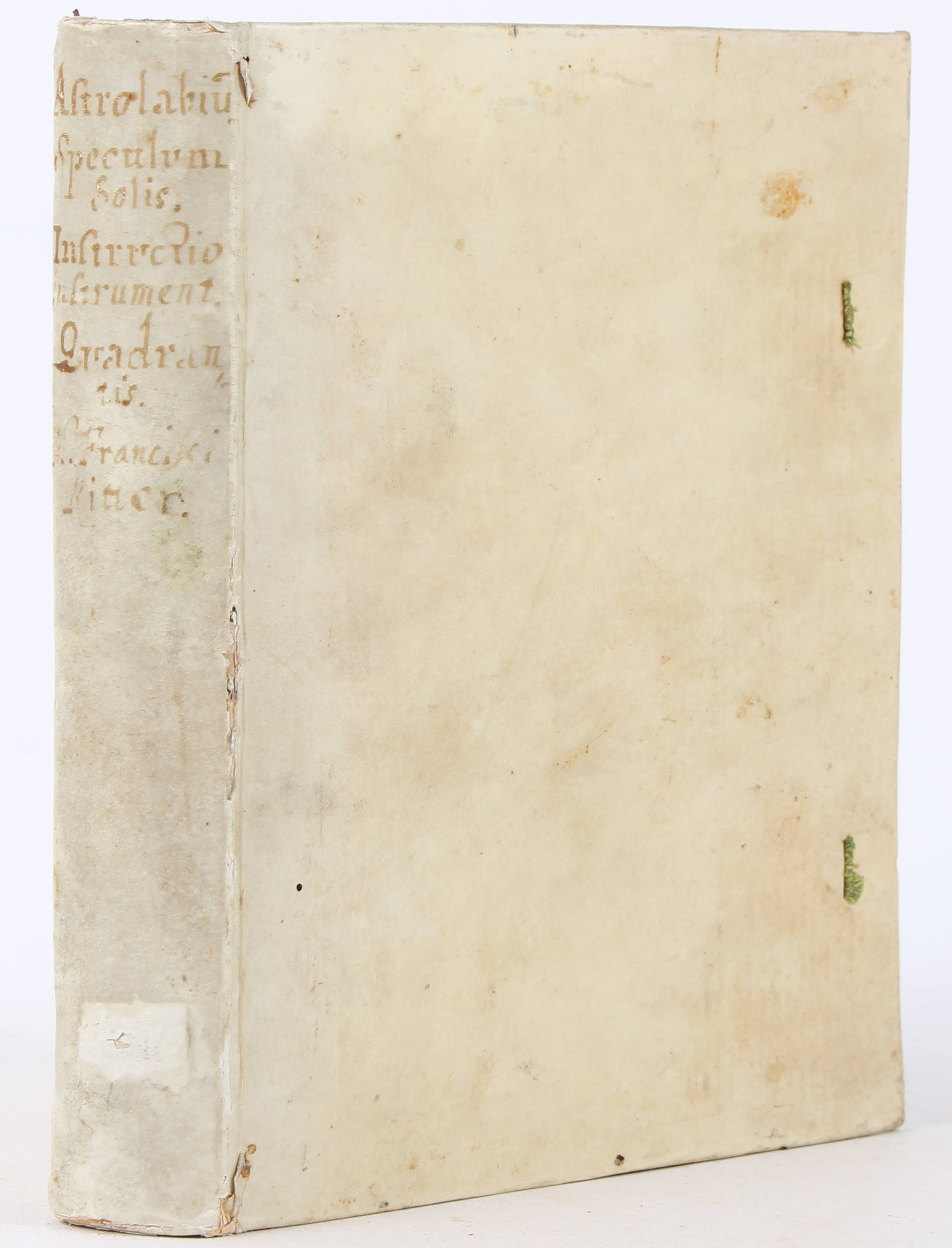 Ritter, Astrolabium + Speculum solis + Instructio instrumentalis