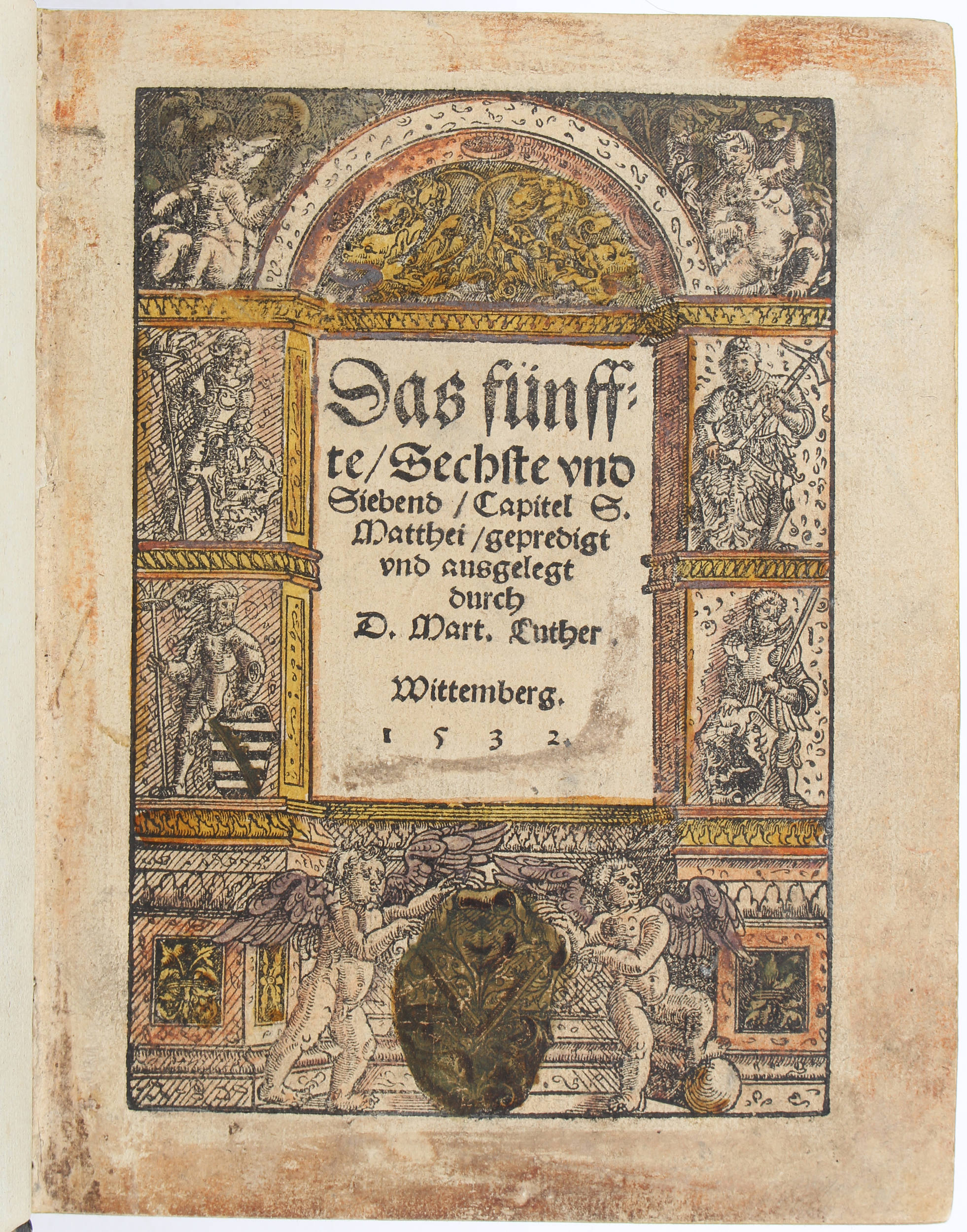 Luther, Das 5.-7. Capitel S. Matthei