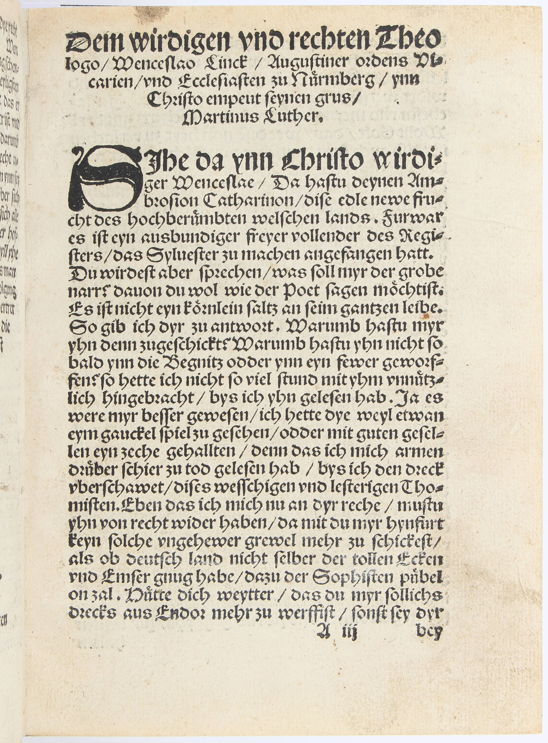 Luther, Offinbarung des Endchrists