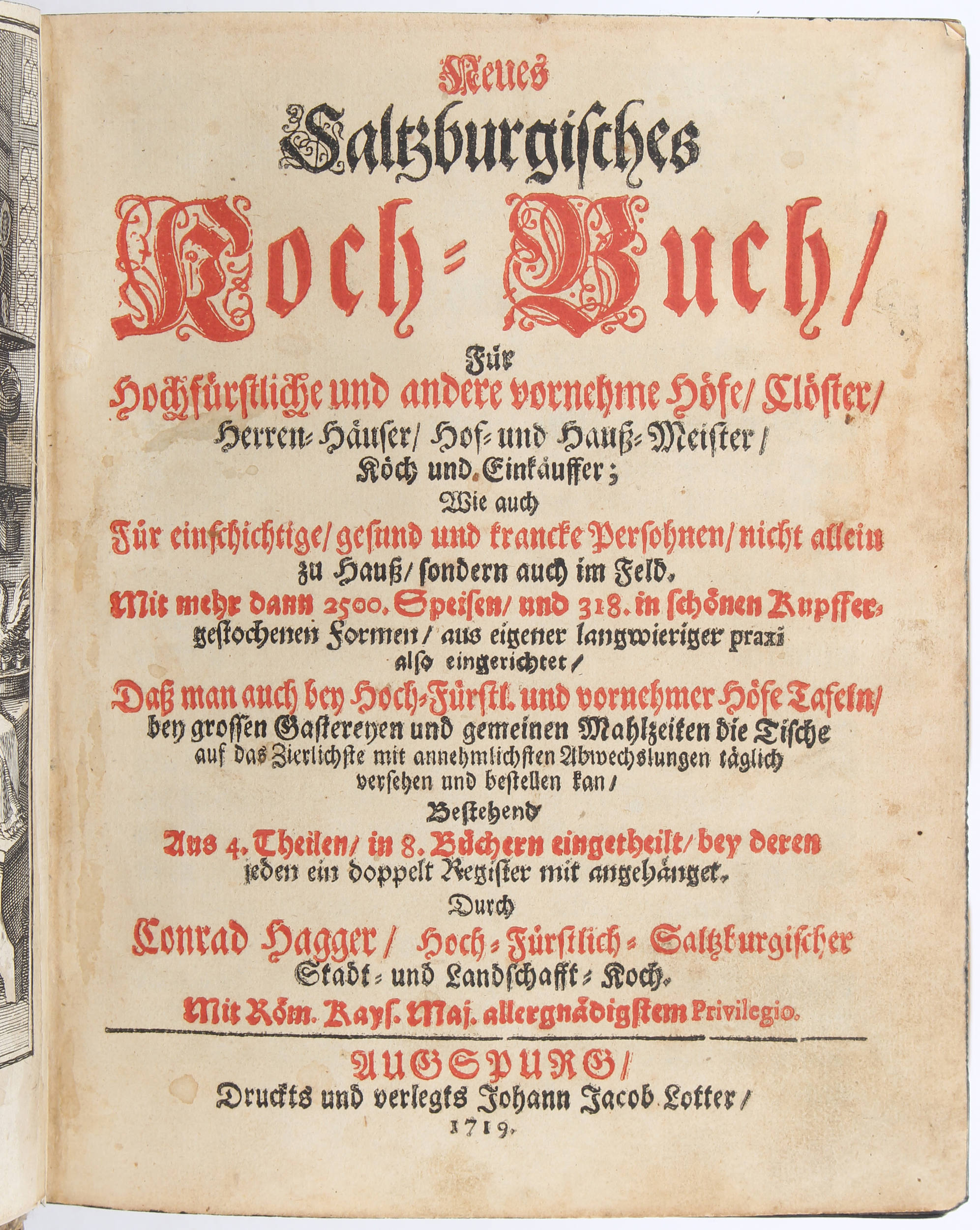 Hagger, Neues Saltzburgisches Kochbuch
