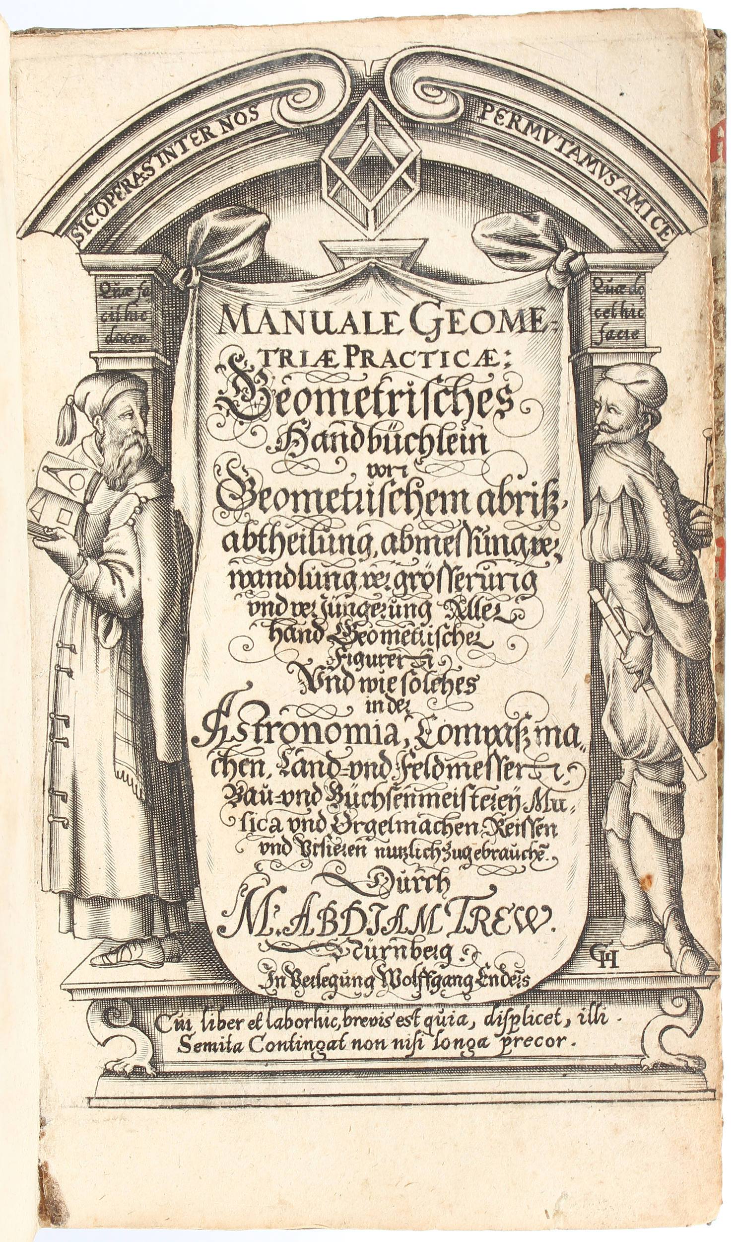 Trew, Manuale geometricae. Geometrisches Handbüchlein
